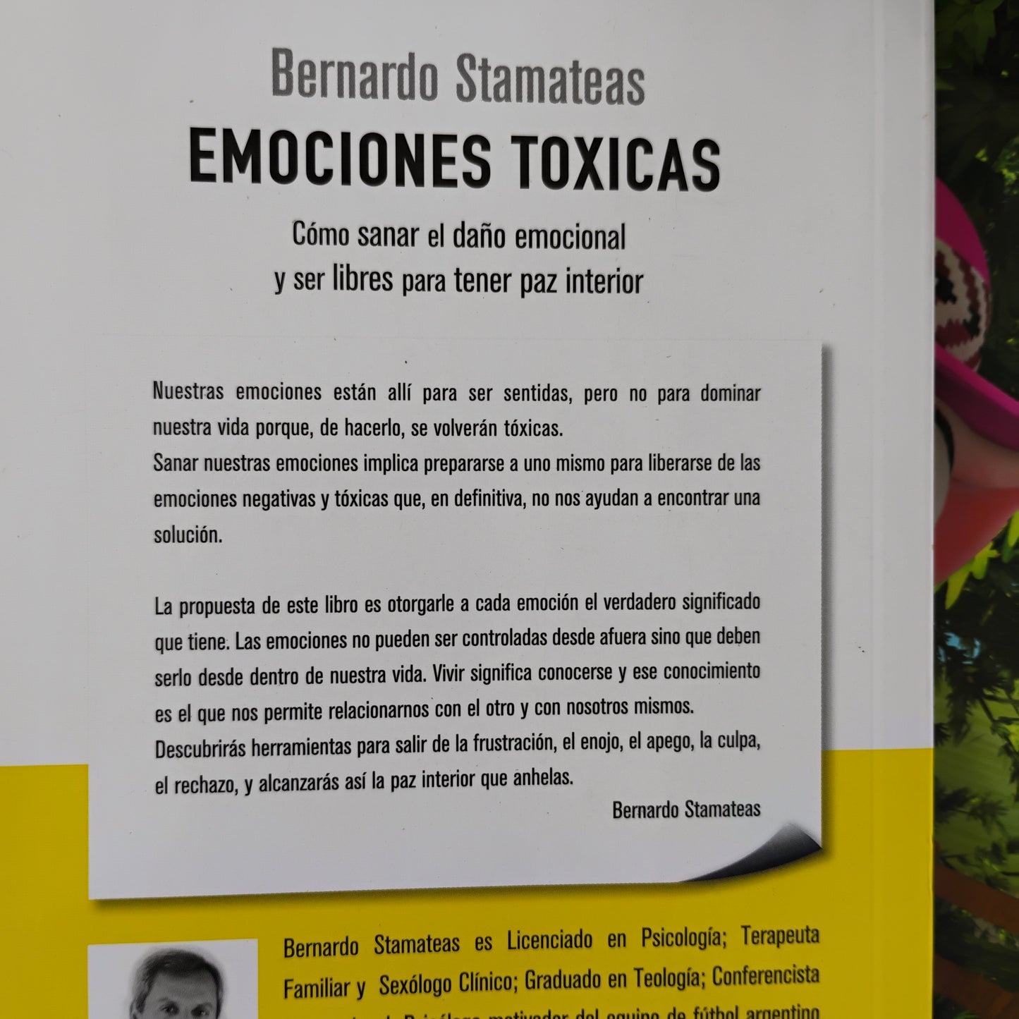 EMOCIONES TÓXICAS. Cómo sanar el daño emocional y ser libres para tener paz interior - Bernardo Stamateas.