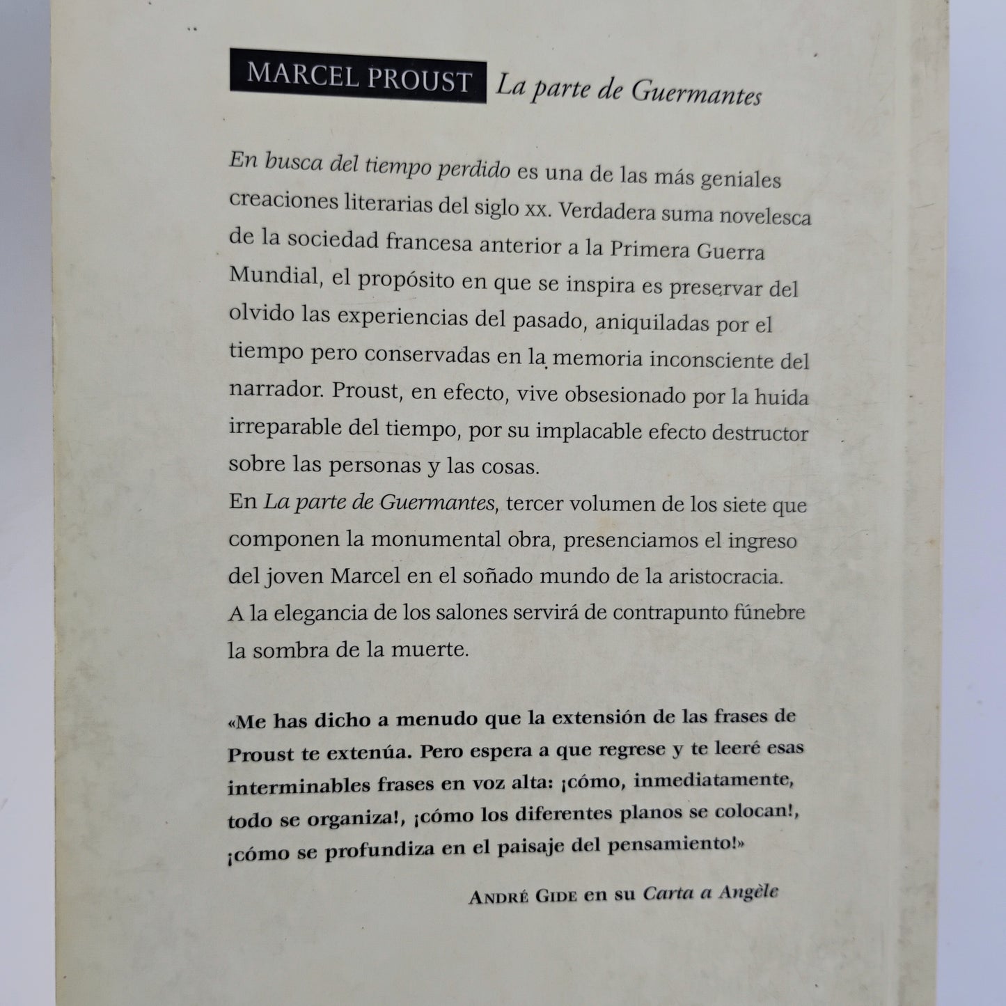 La parte de Guermantes - Marcel Proust