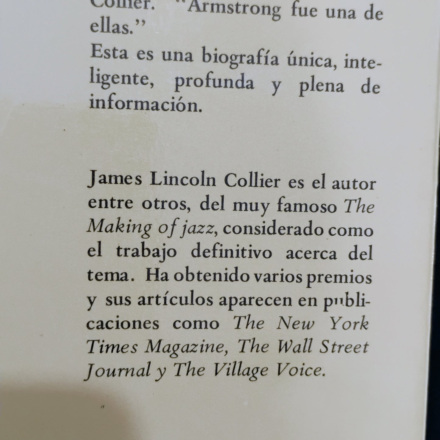 Louis Armstrong - James Lincoln Collier