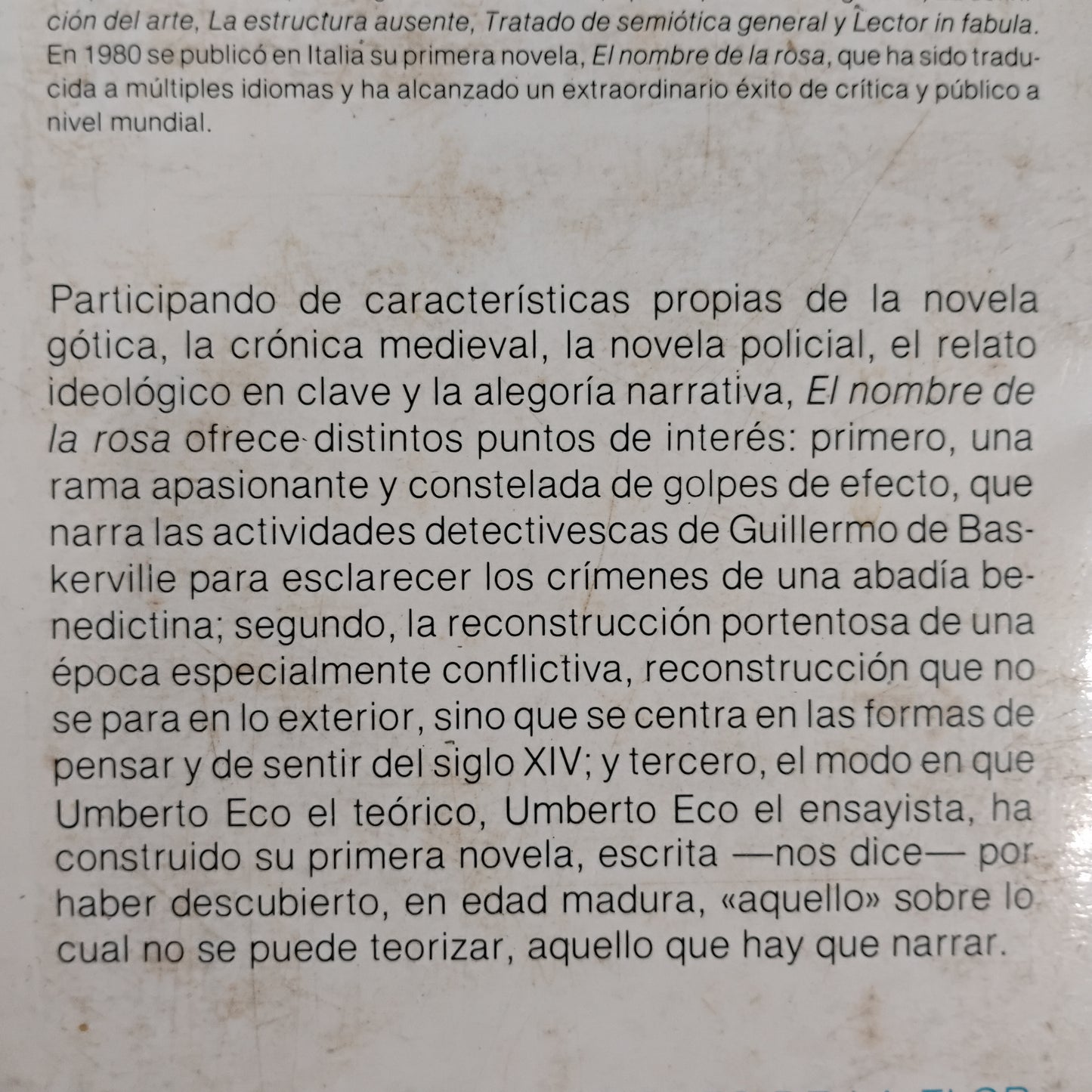 El nombre de la rosa - Umberto Eco
