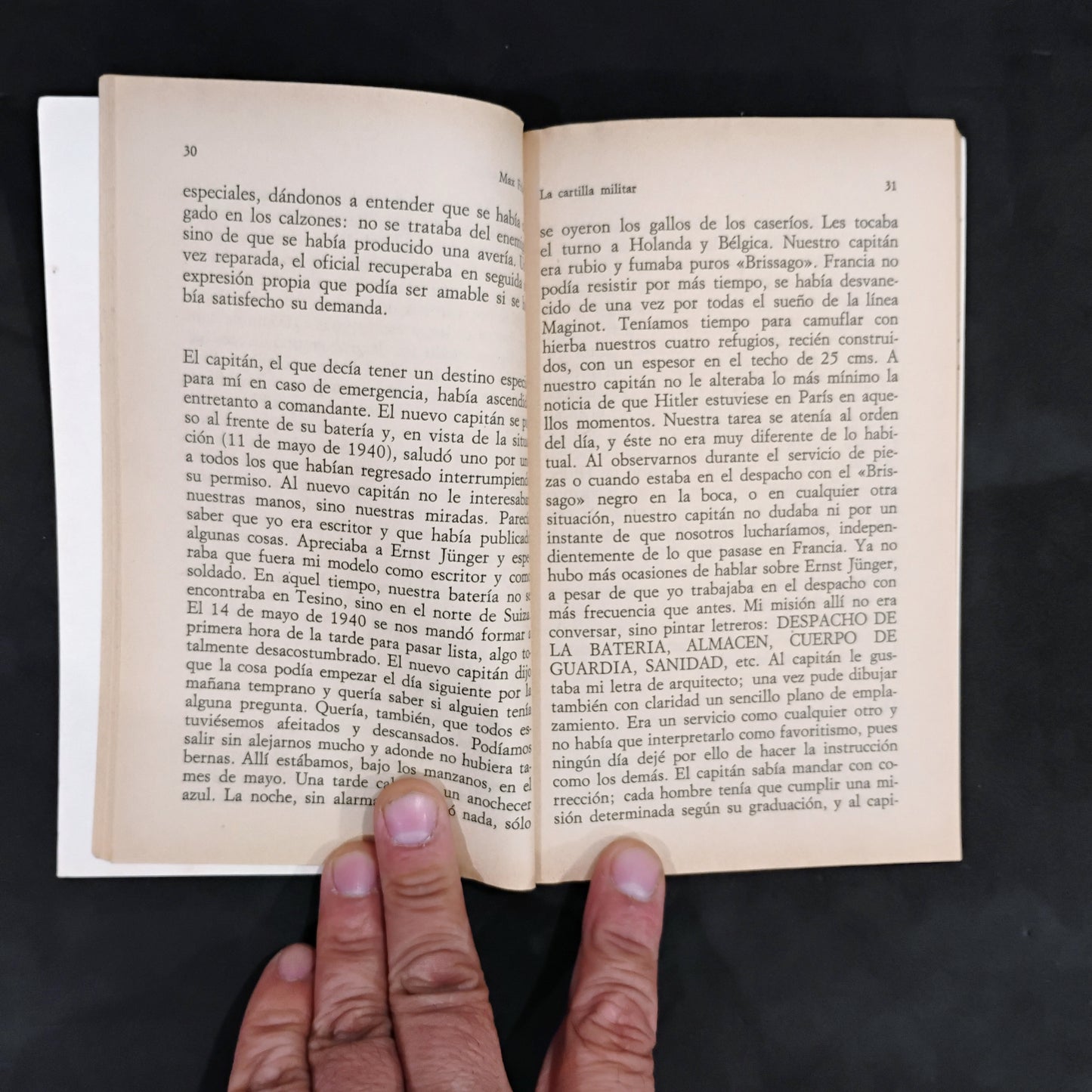 La cartilla militar - Max Frisch