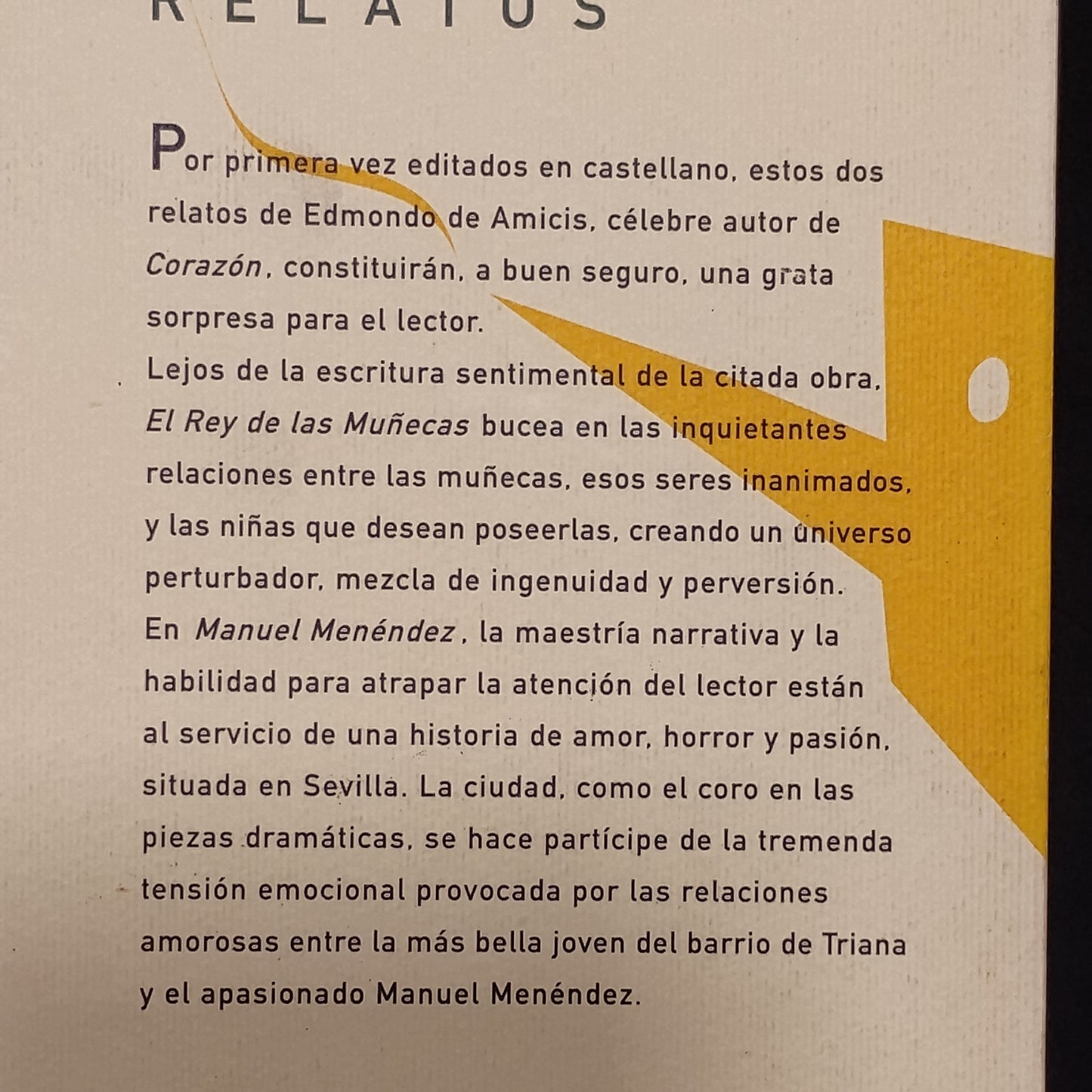 El rey de las muñecas/Manuel Menéndez - Edmondo de Amicis