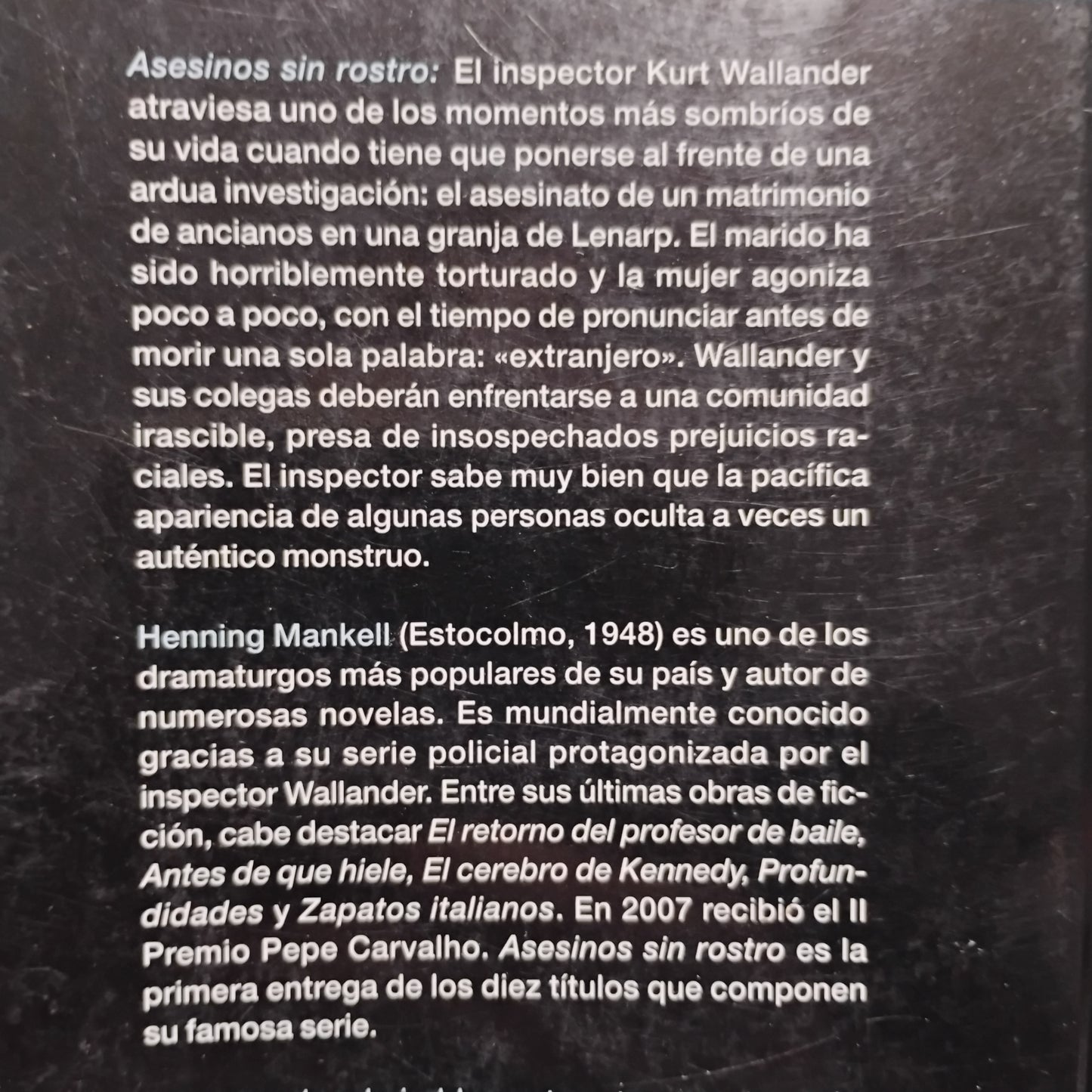 Asesinos sin rostro - Henning Mankell