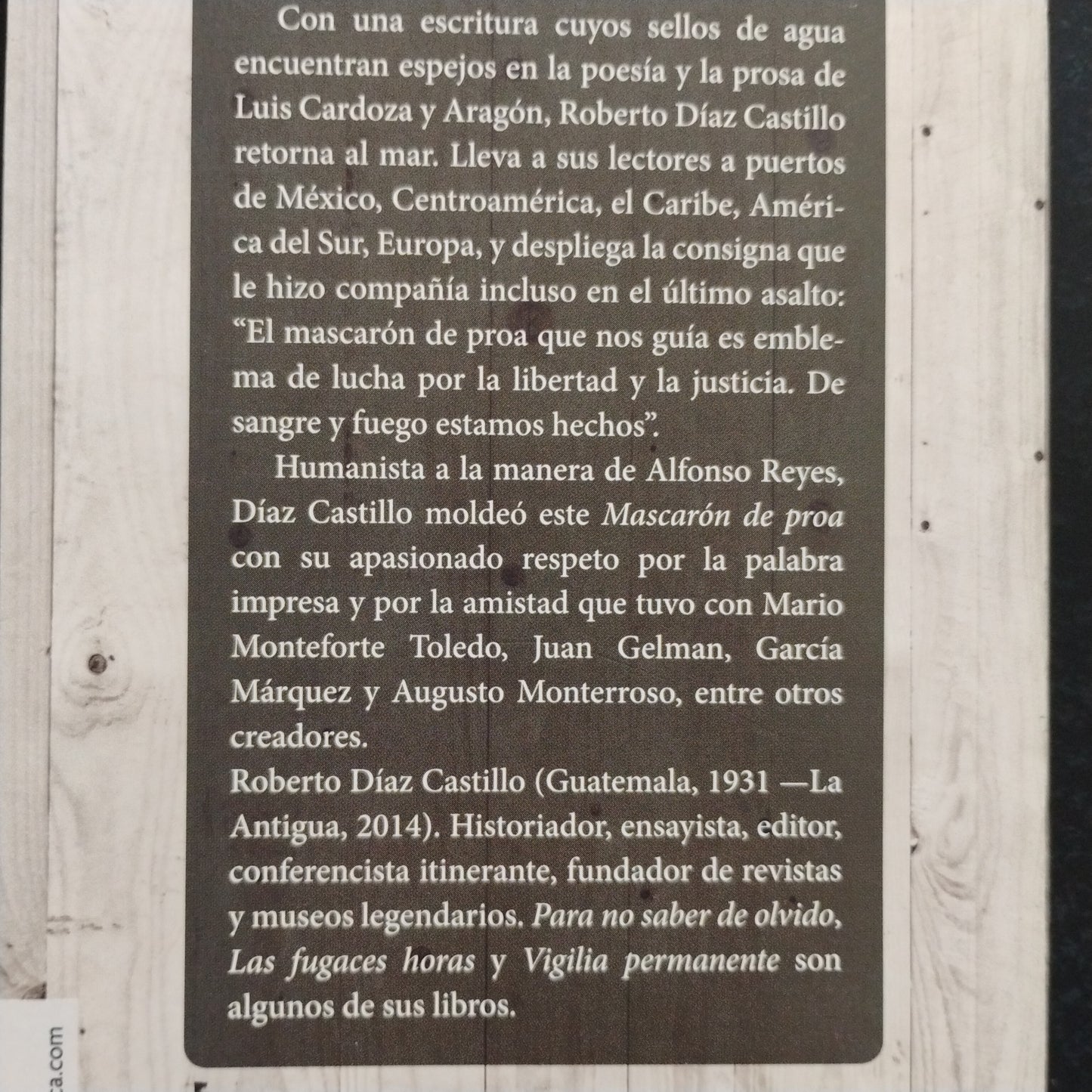 Mascarón de proa - Roberto Díaz Castillo