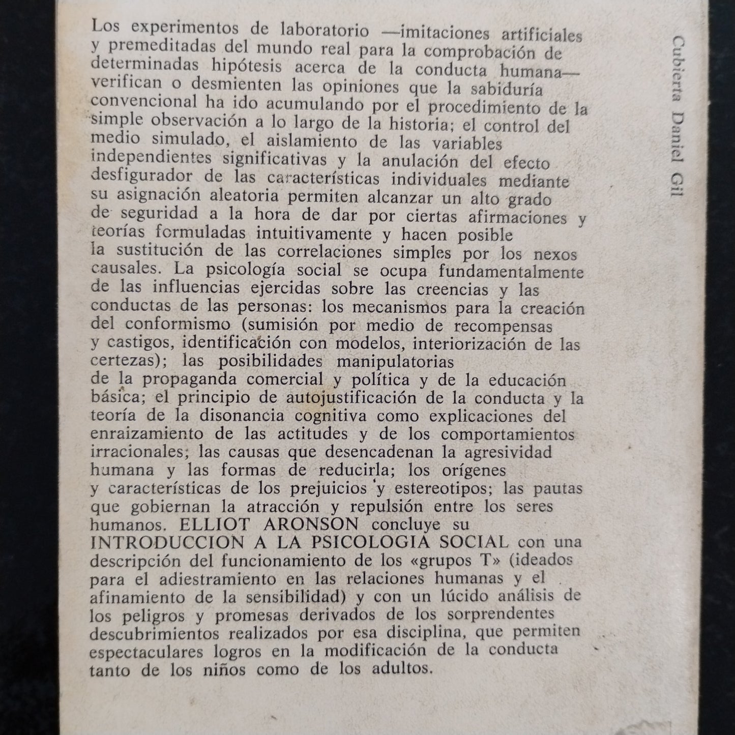 Introducción a la Psicología Social - Elliot Aronson