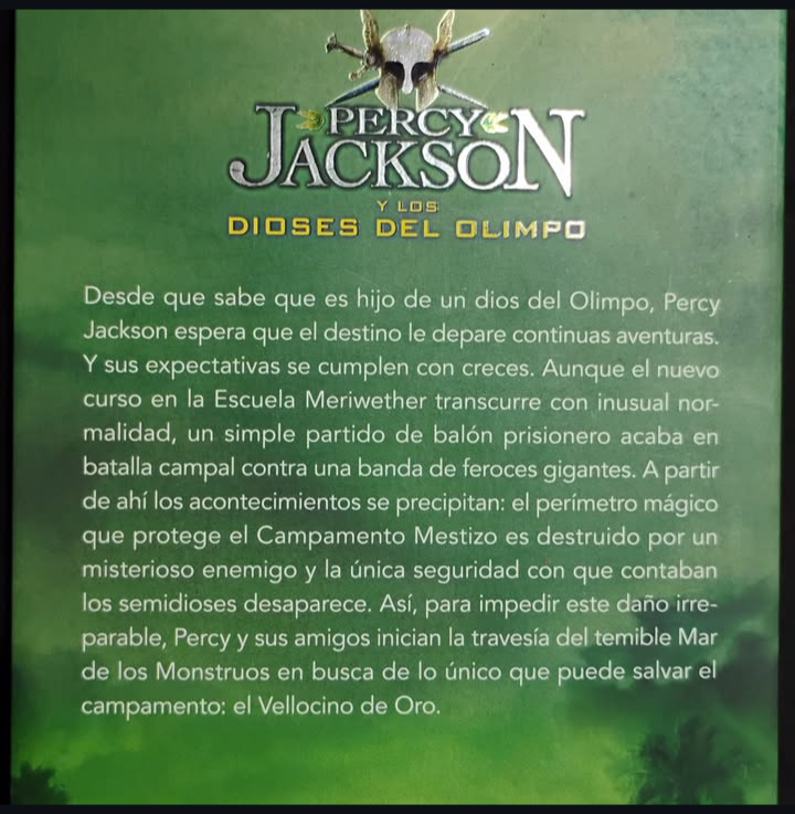 Percy Jackson. El Mar de Monstruos - Rick Riordan