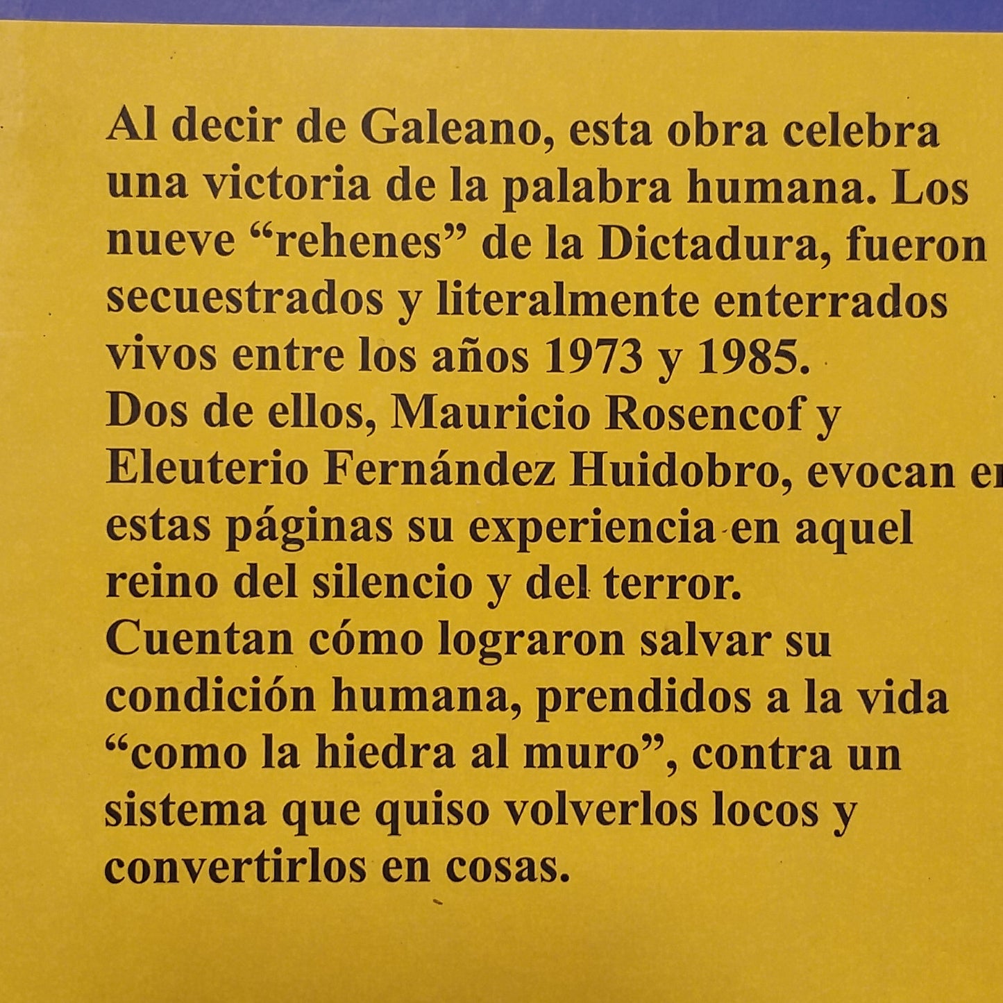 Memorias del calabozo - Mauricio Rosencof, Heleuterio Fernández Huidobro