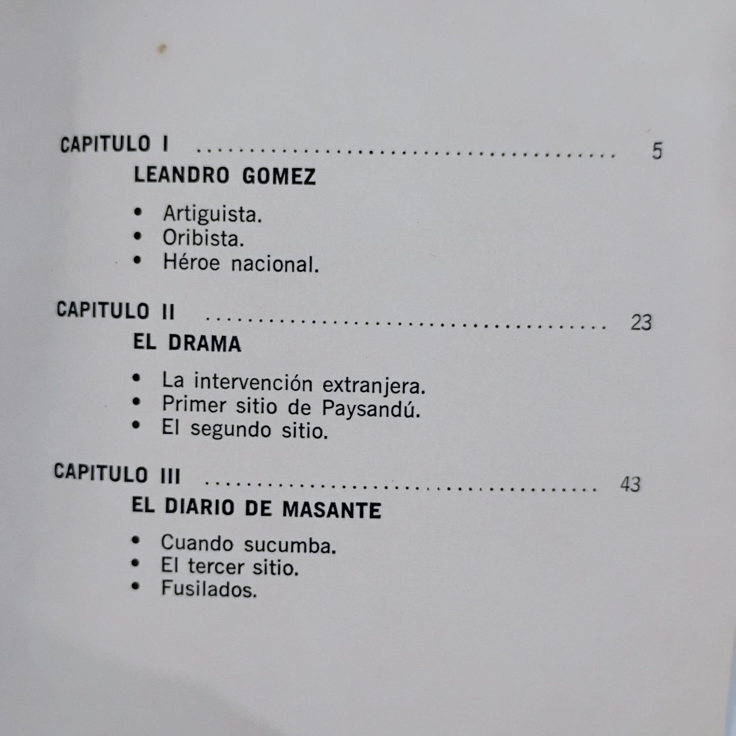 Hasta sucumbir. Leandro Gómez. Paysandú - Ricardo Rocha Imaz