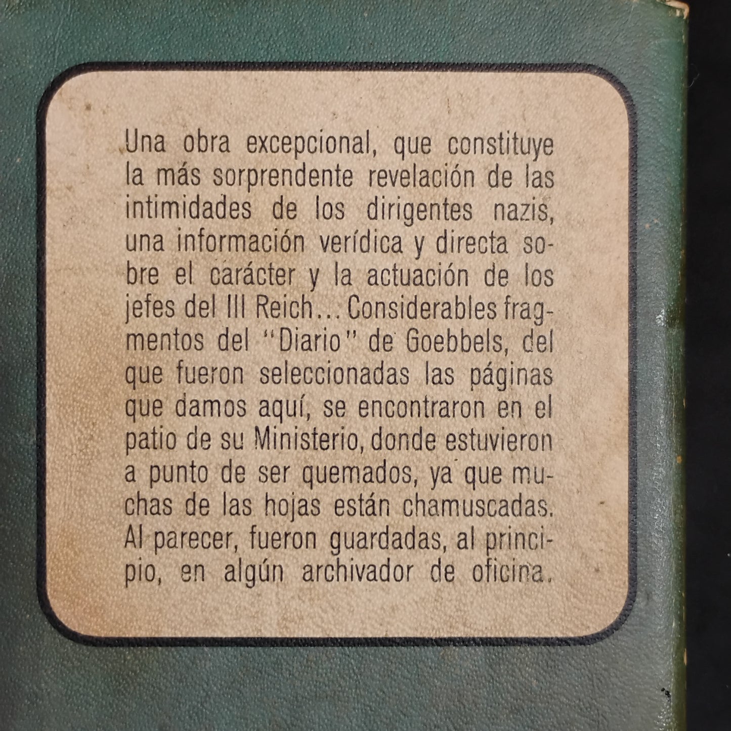 Diario Joseph Goebbels