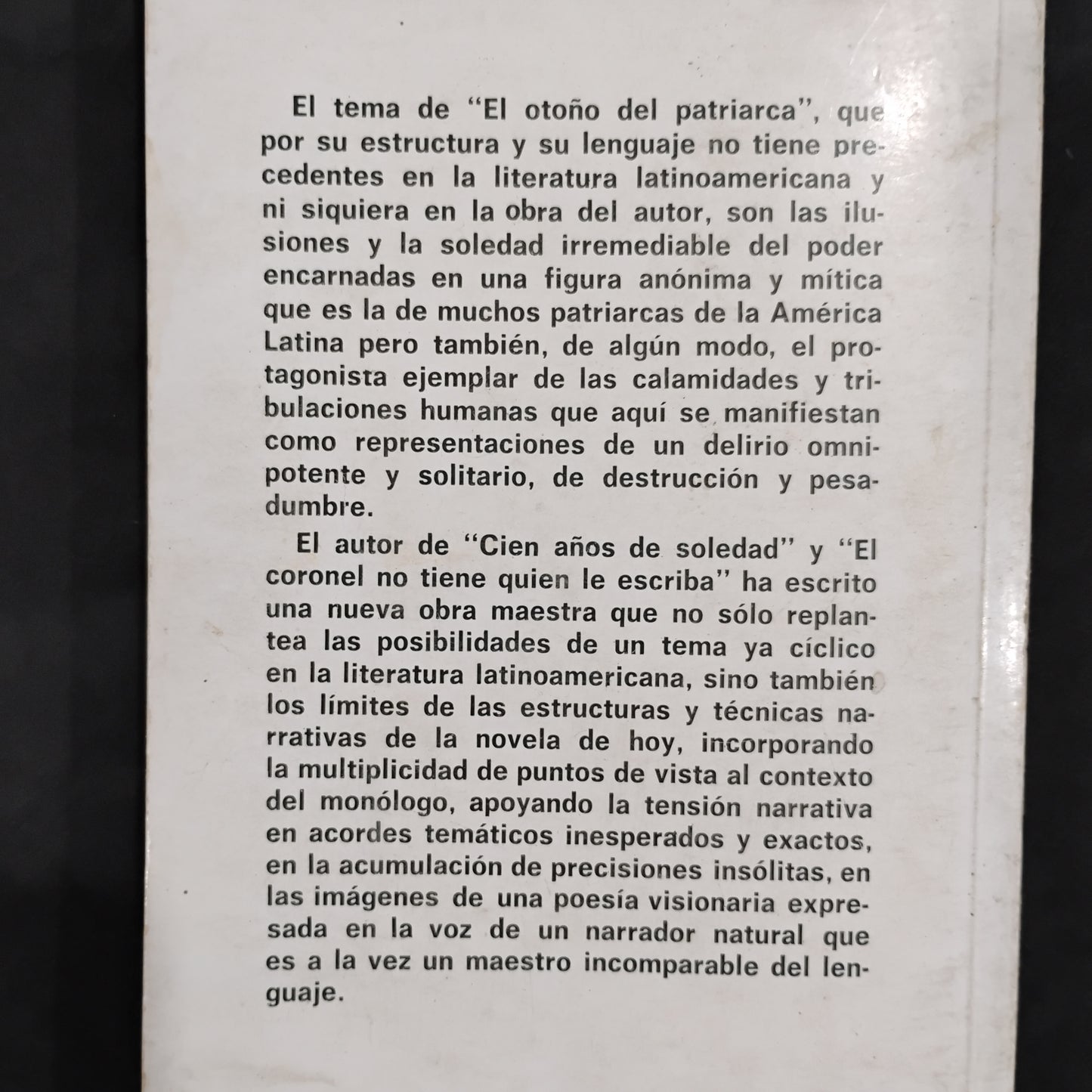 El otoño del patriarca - Gabriel García Márquez