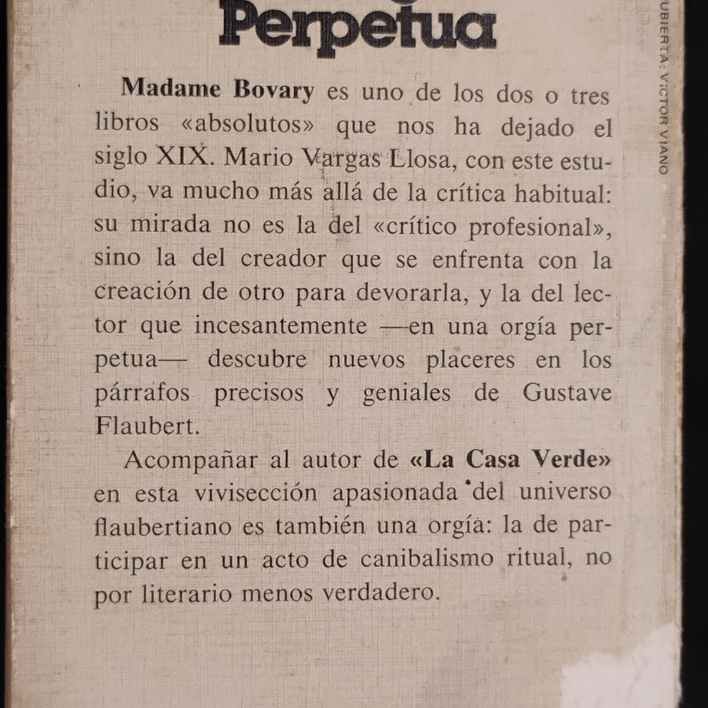 La orgia perfecta - Mario Vargas Llosa