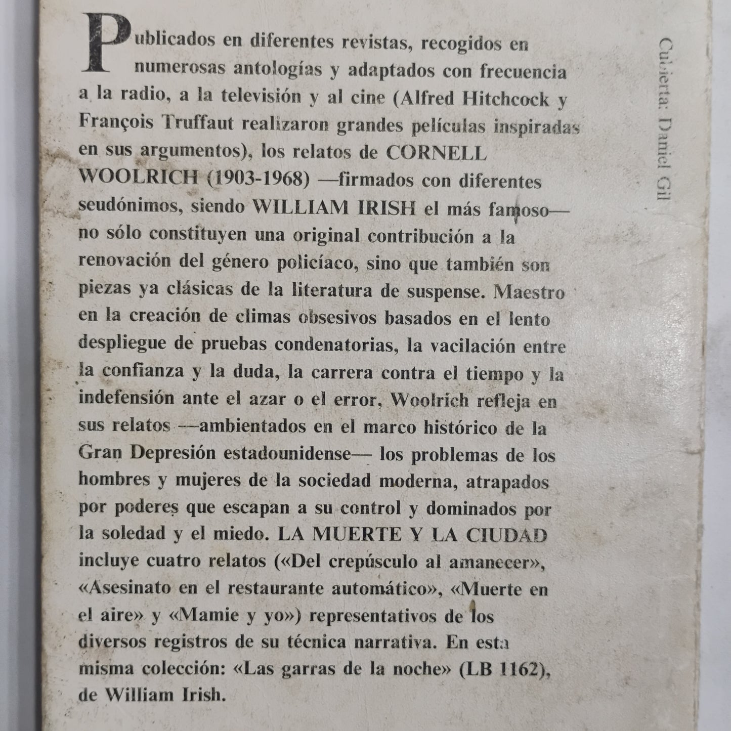 La muerte y la ciudad - Cornell Woolrich (William Irish)