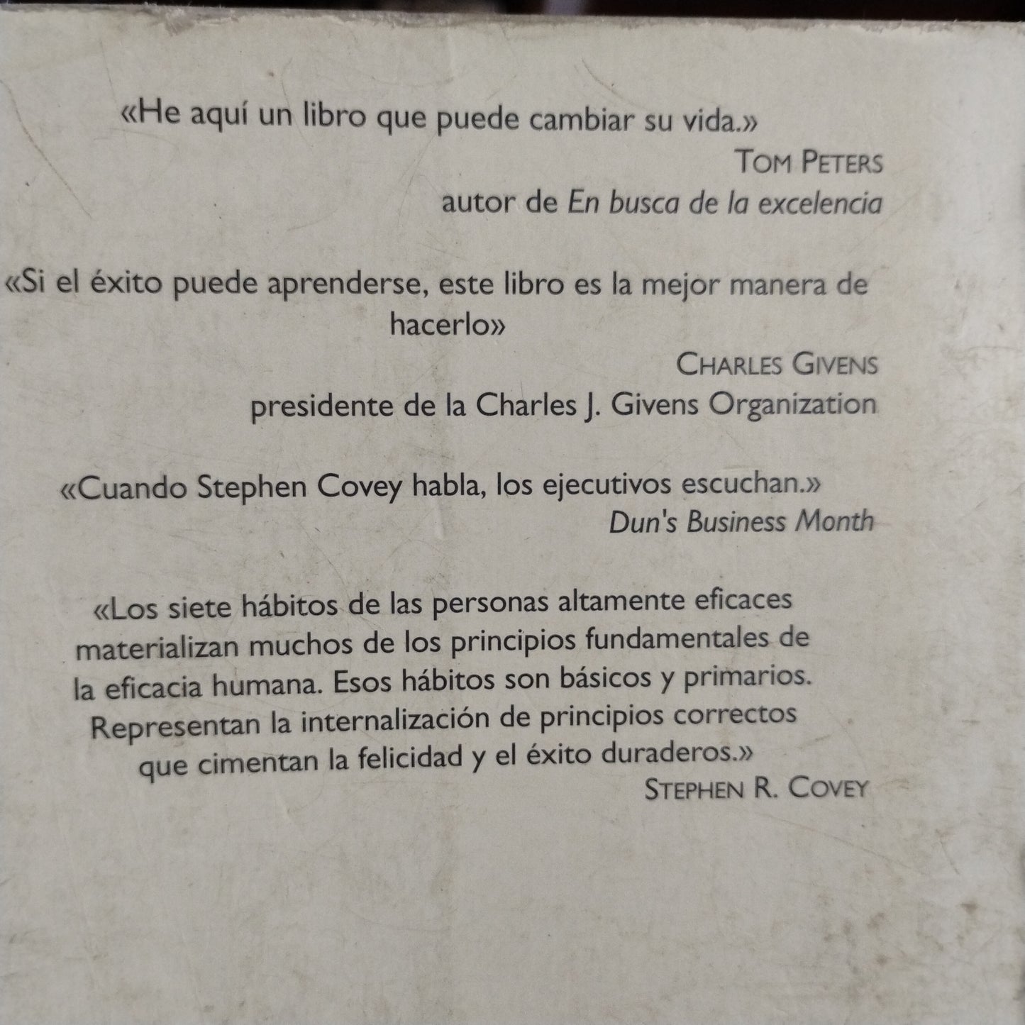 Los 7 hábitos de la gente eficaz - Stephen R. Covey