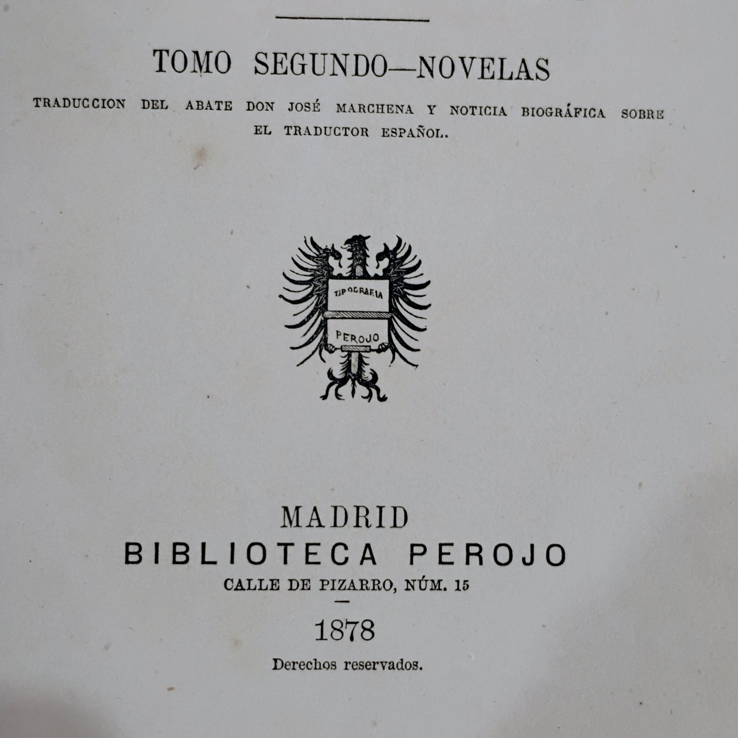 VOLTAIRE (tomo segundo novelas)