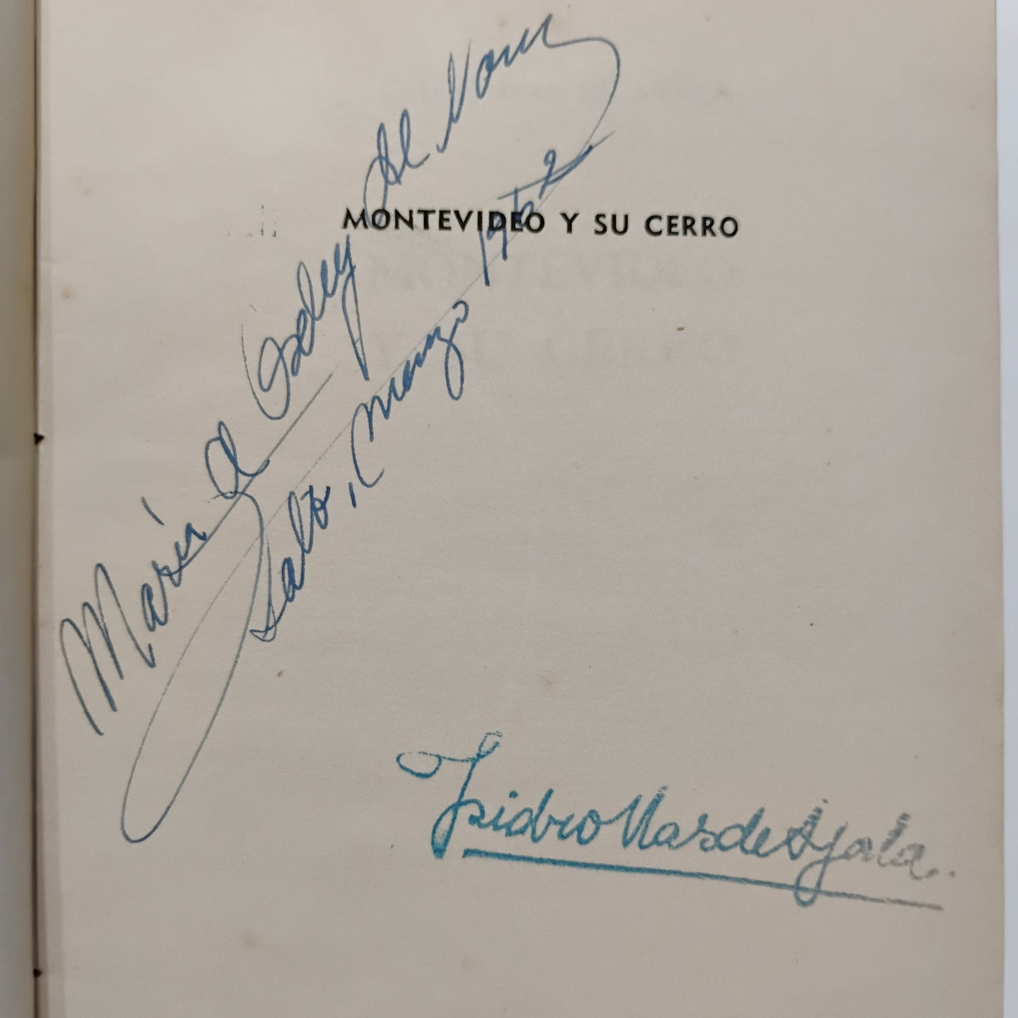Montevideo y su cerro - Isidro Más de Ayala