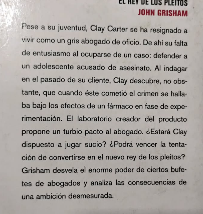 El rey de los pleitos - John Grisham