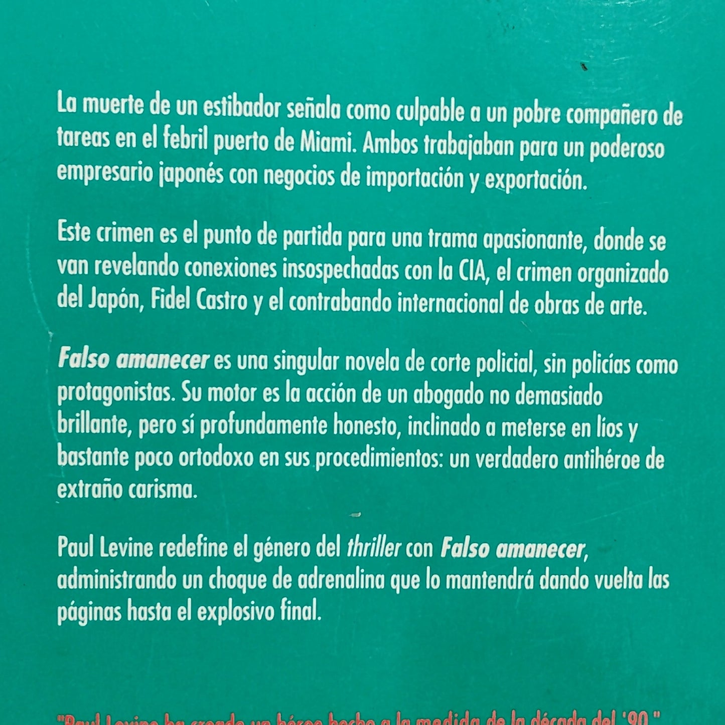 Falso amanecer - Paul Levine