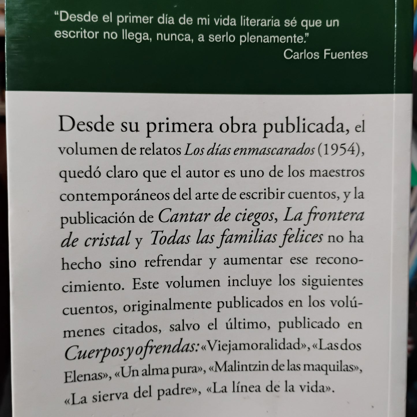 Cuentos NATURALES - Carlos Fuentes