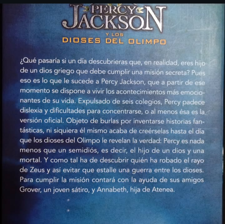 Percy Jackson y el ladrón del rayo - Rick Riordan
