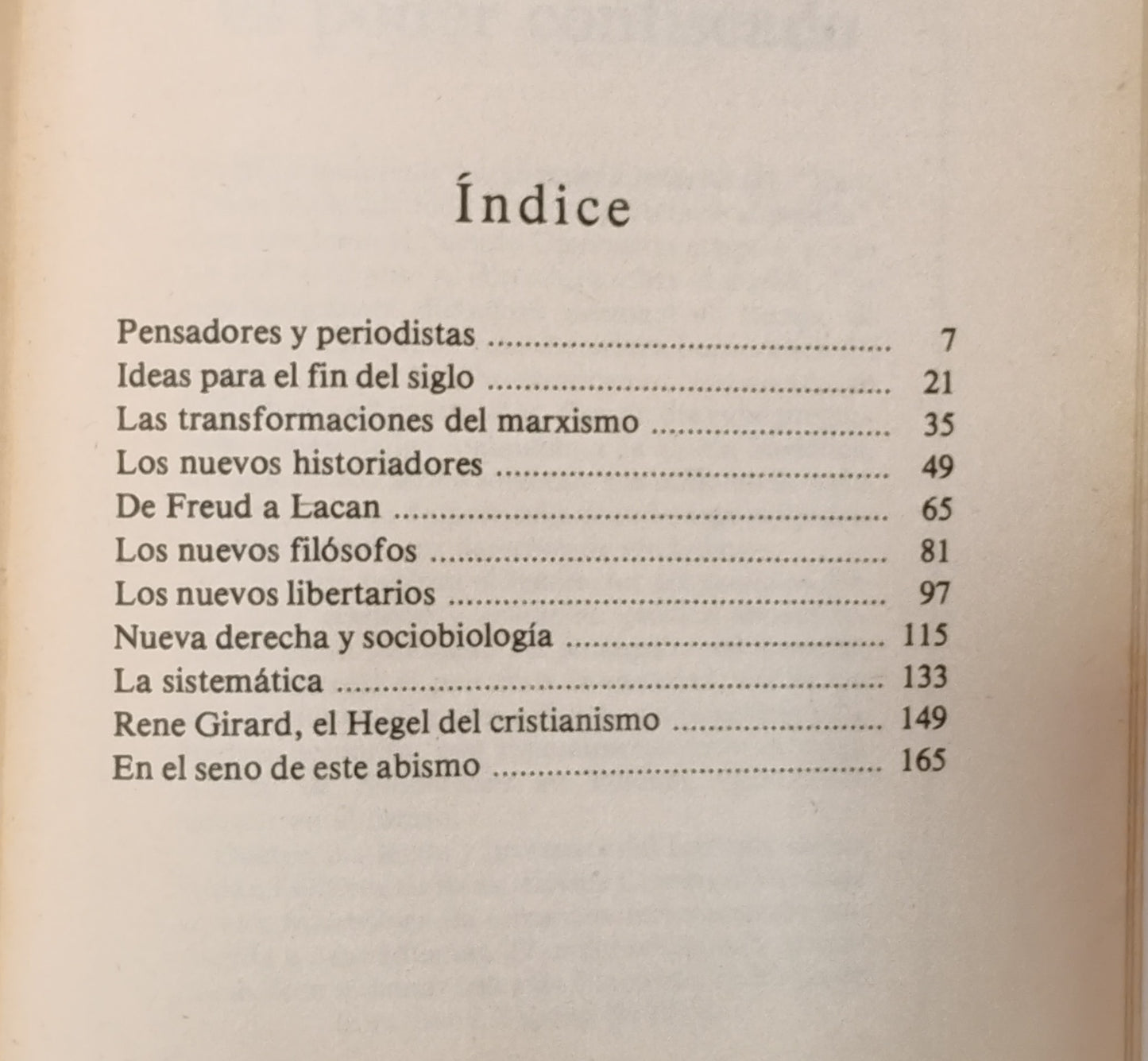 Encuesta sobre las ideas contemporáneas Jean-Marie Domenach