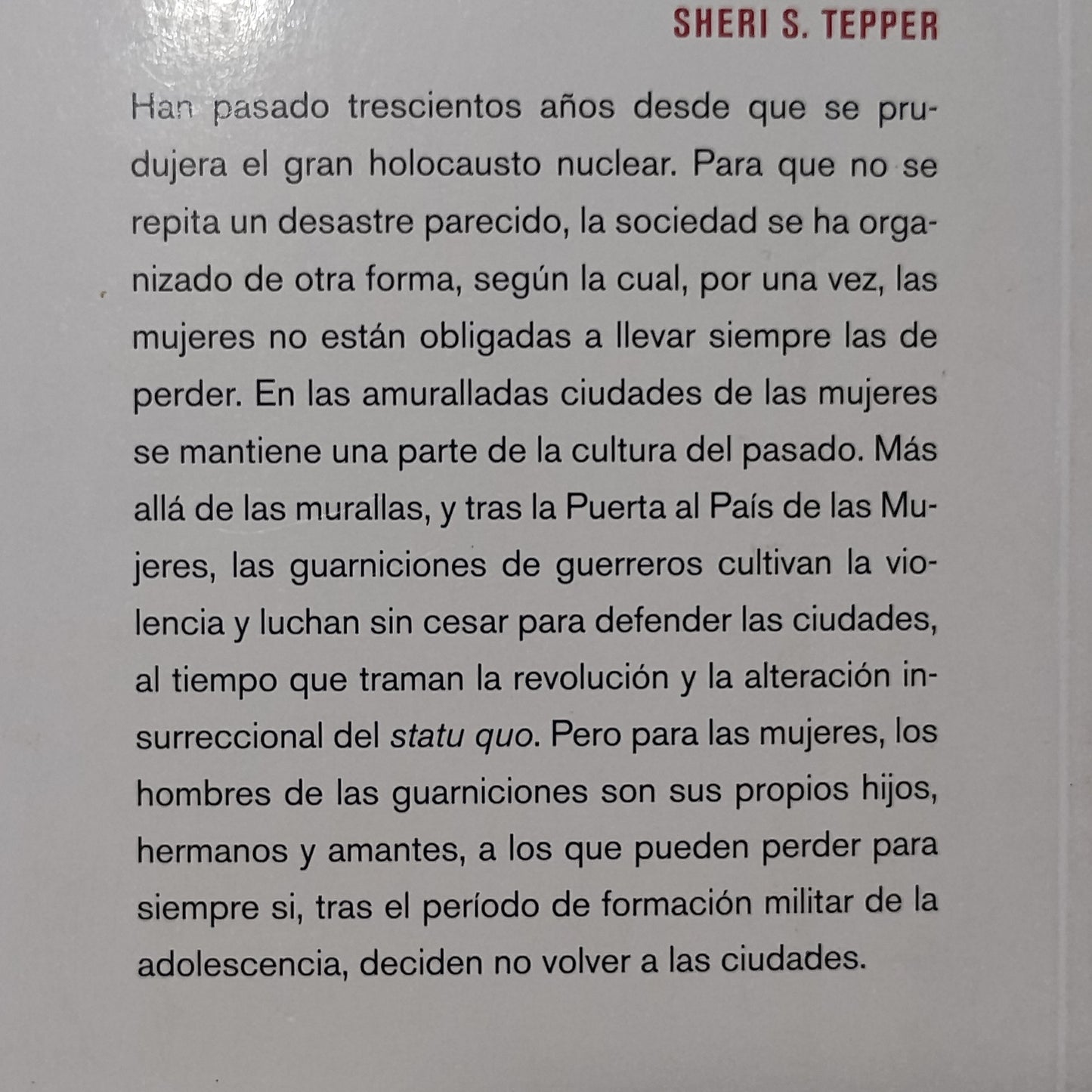 La Puerta al País de las Mujeres - Sheri S. Tepper
