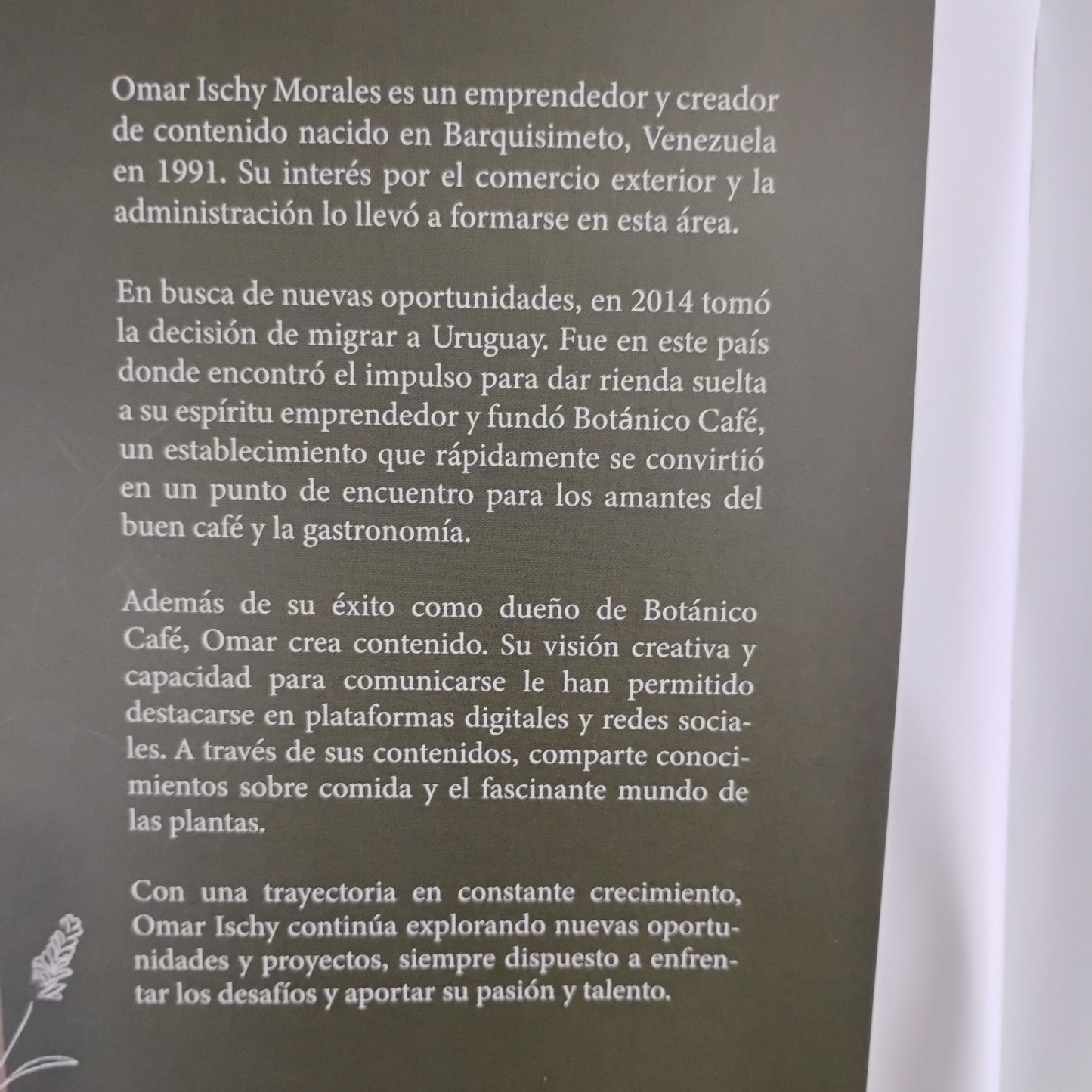 MANO VERDE - Omar Ischy Morales