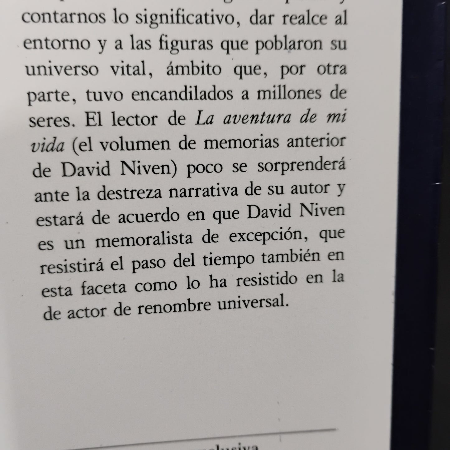 Traigan los caballos vacíos - David Niven