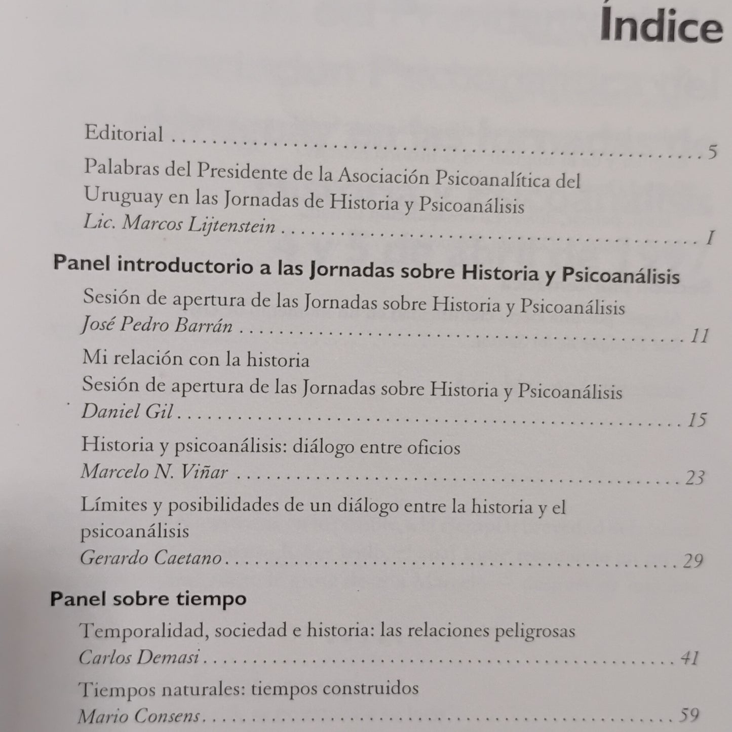 Revista uruguaya de Psicoanálisis 86 - Historia y Psicoanálisis