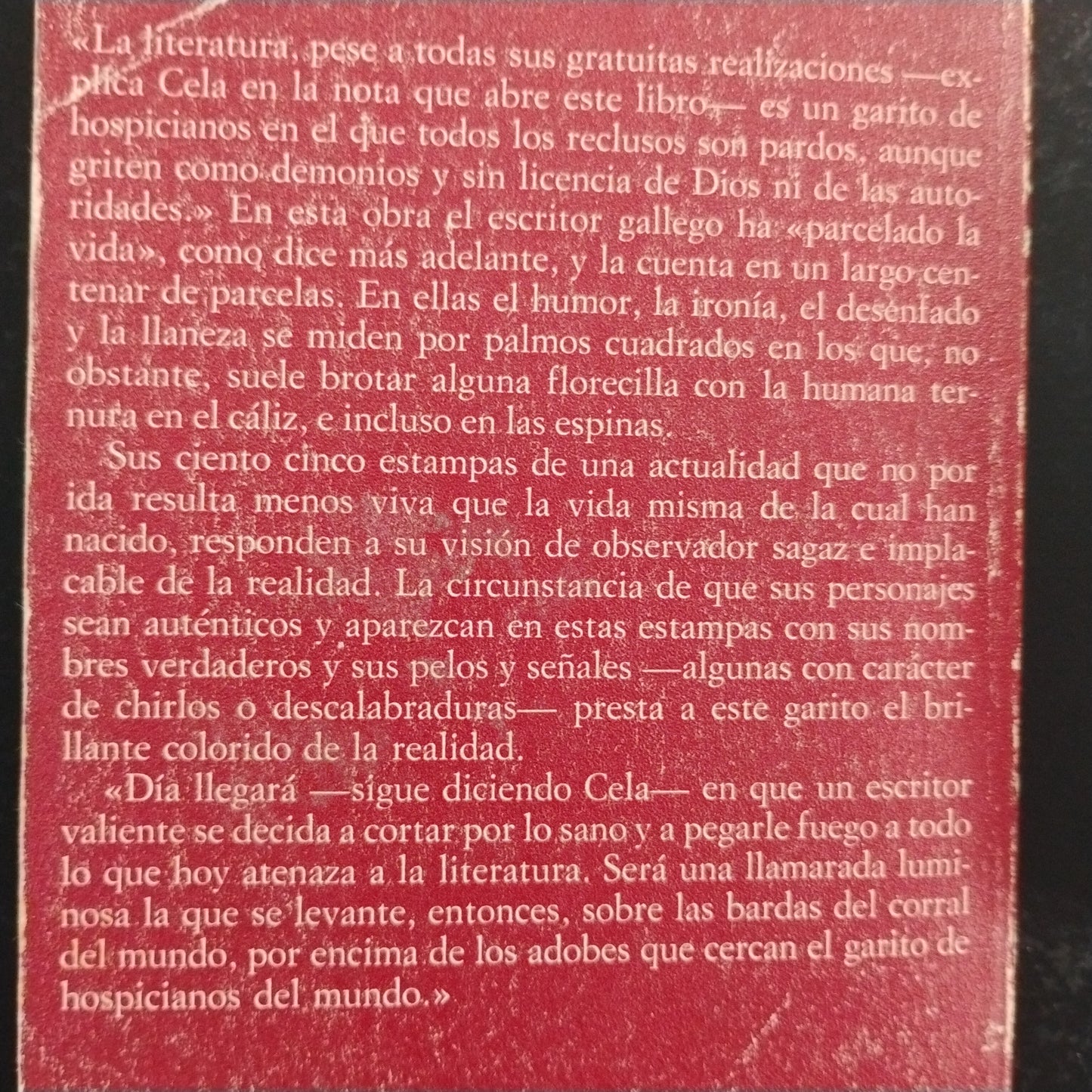 Garito de hospicianos - Camilo José Cela
