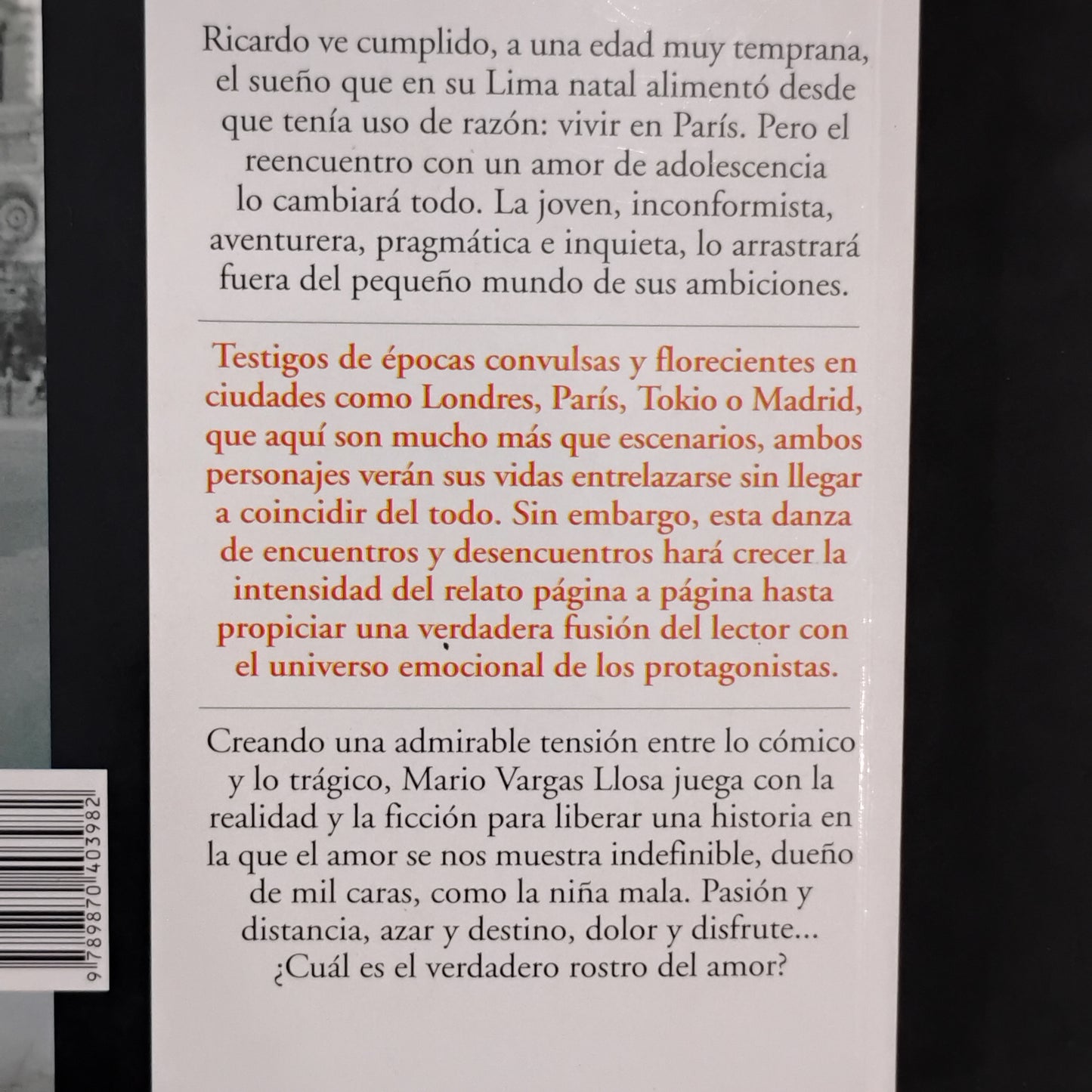 Travesuras de la niña mala - Mario Vargas Llosa