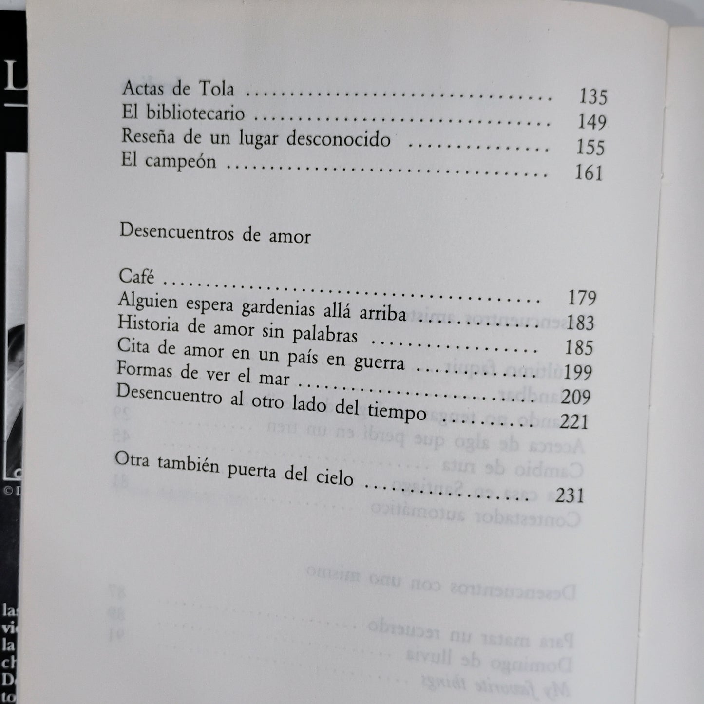 Desencuentros - Luis Sepúlveda