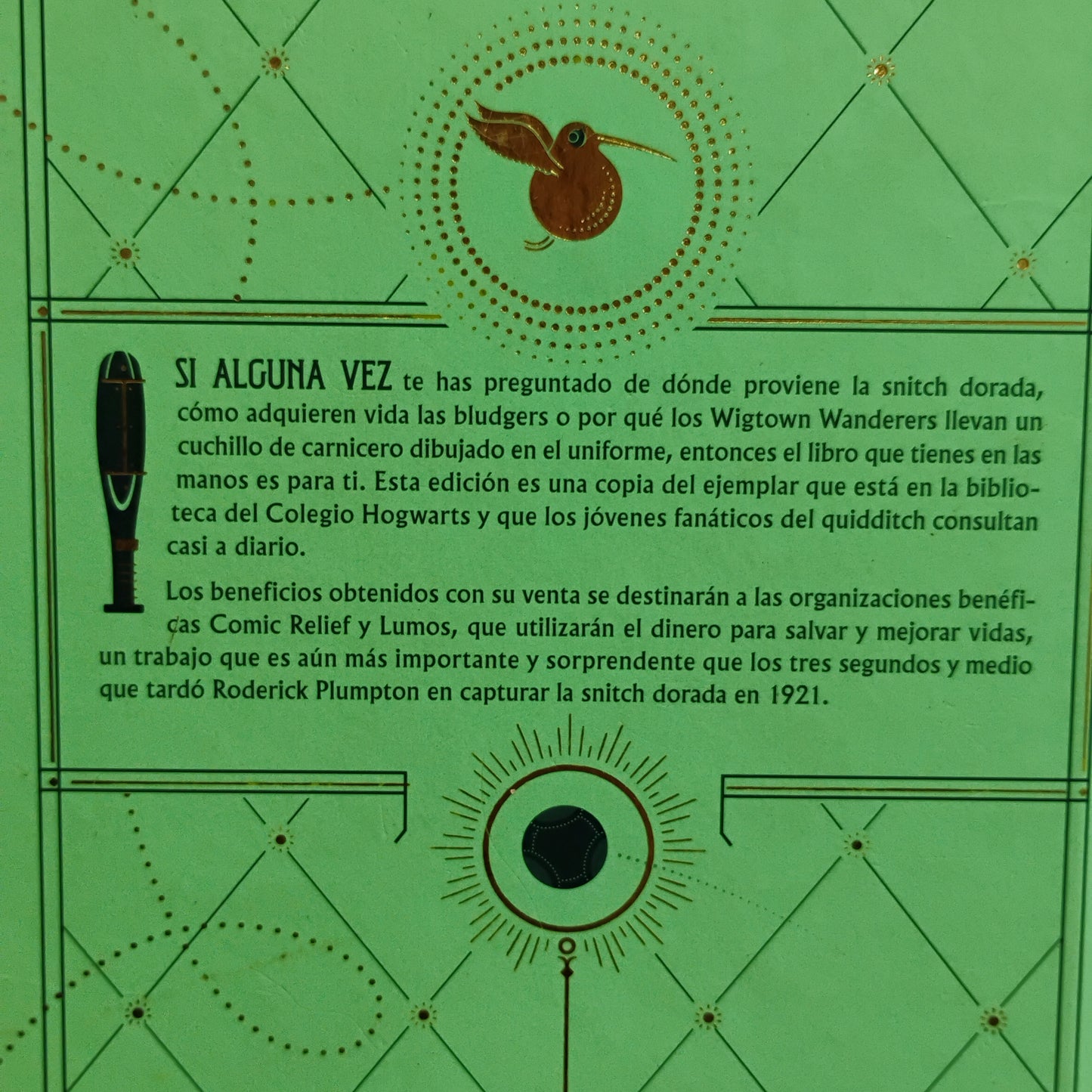 Quidditch a través de los tiempos. Por Kennilworthy Whisp - J. K. Rowling