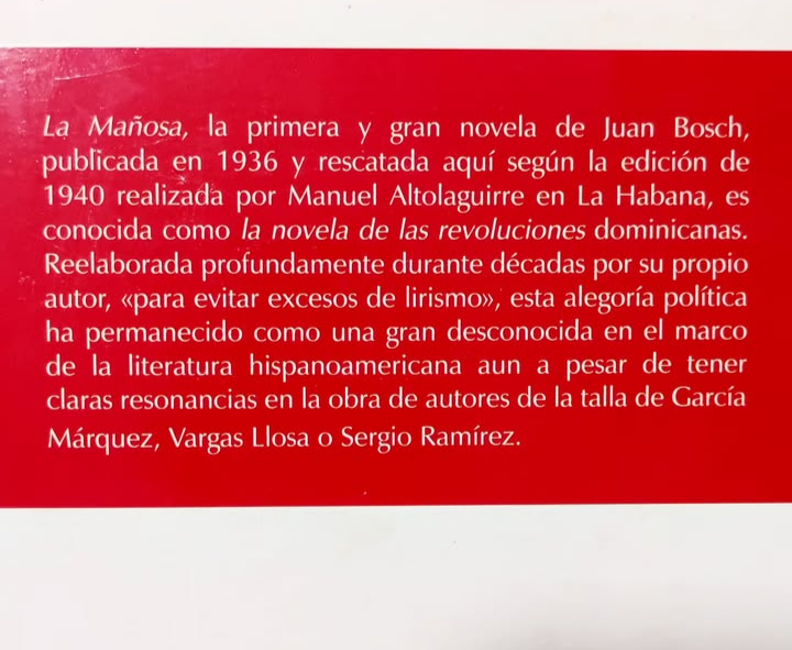 LA MAÑOSA - JUAN BOSCH