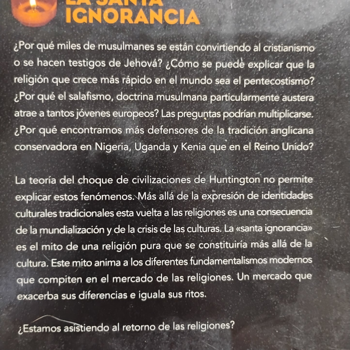 La santa ignorancia - Oliver Roy