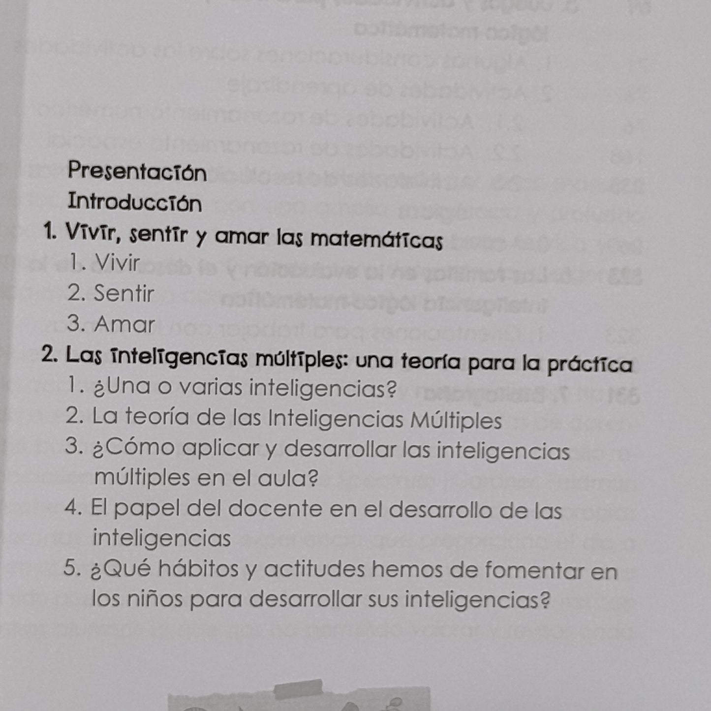 Vivir, sentir y amar las matemáticas. Actividades Lógico-matematicas para niños entre 3 y 8 años - Gomis et al