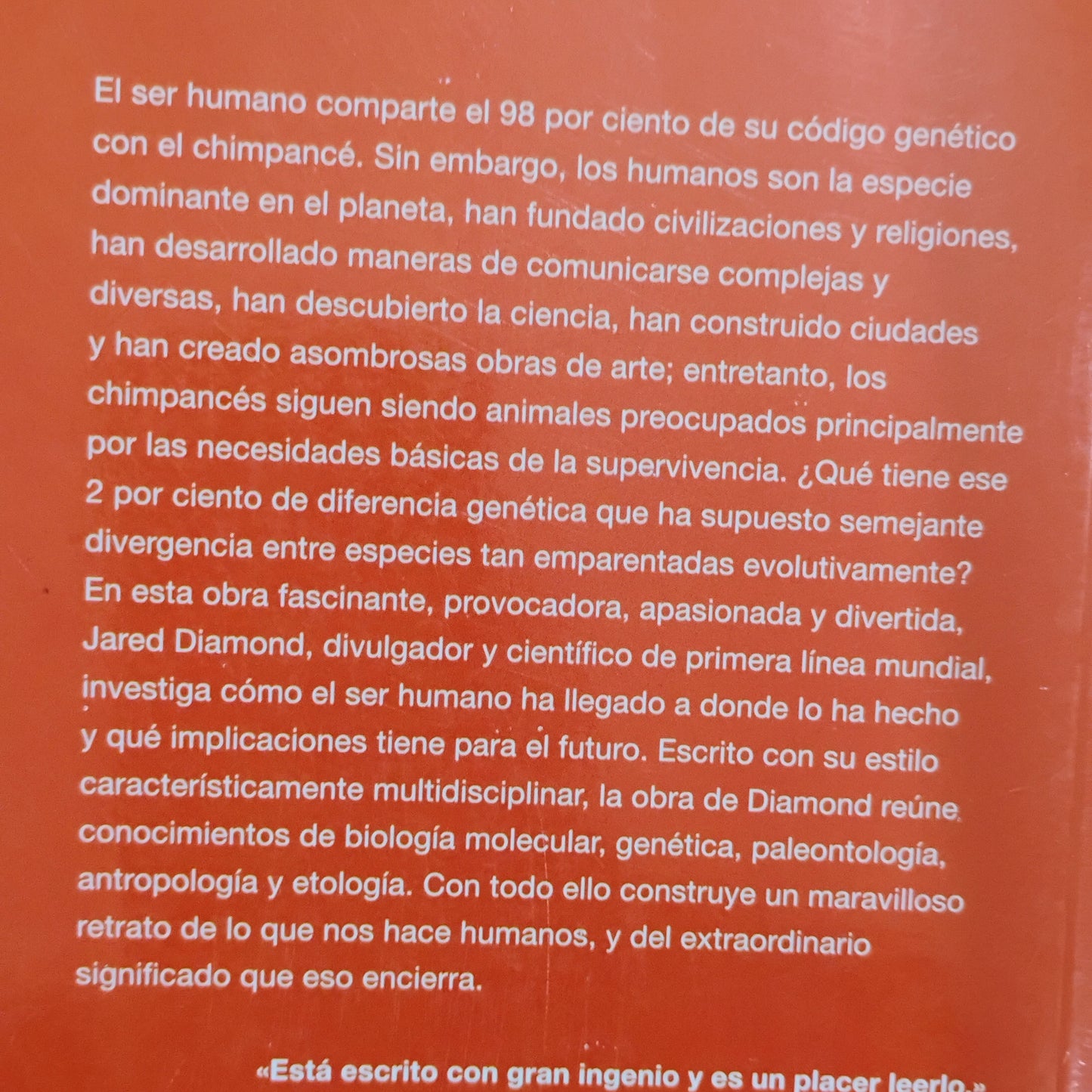El tercer chimpancé - Jared Diamond