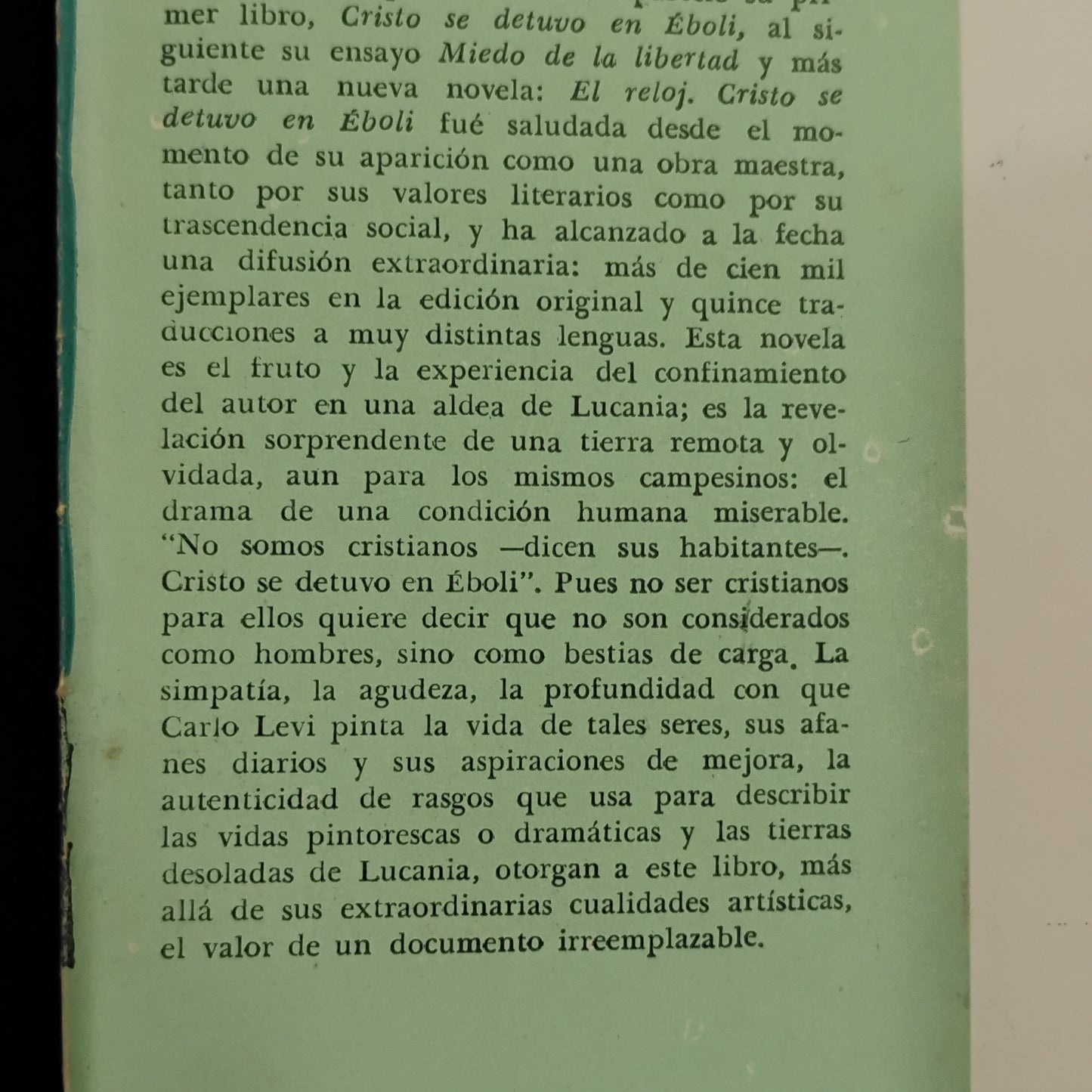 Cristo se detuvo en Éboli - Carlo Levi