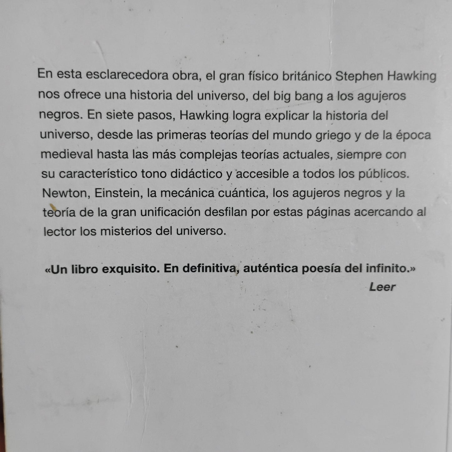 LA TEORÍA DEL TODO. El origen y el destino del universo - Stephen Hawking