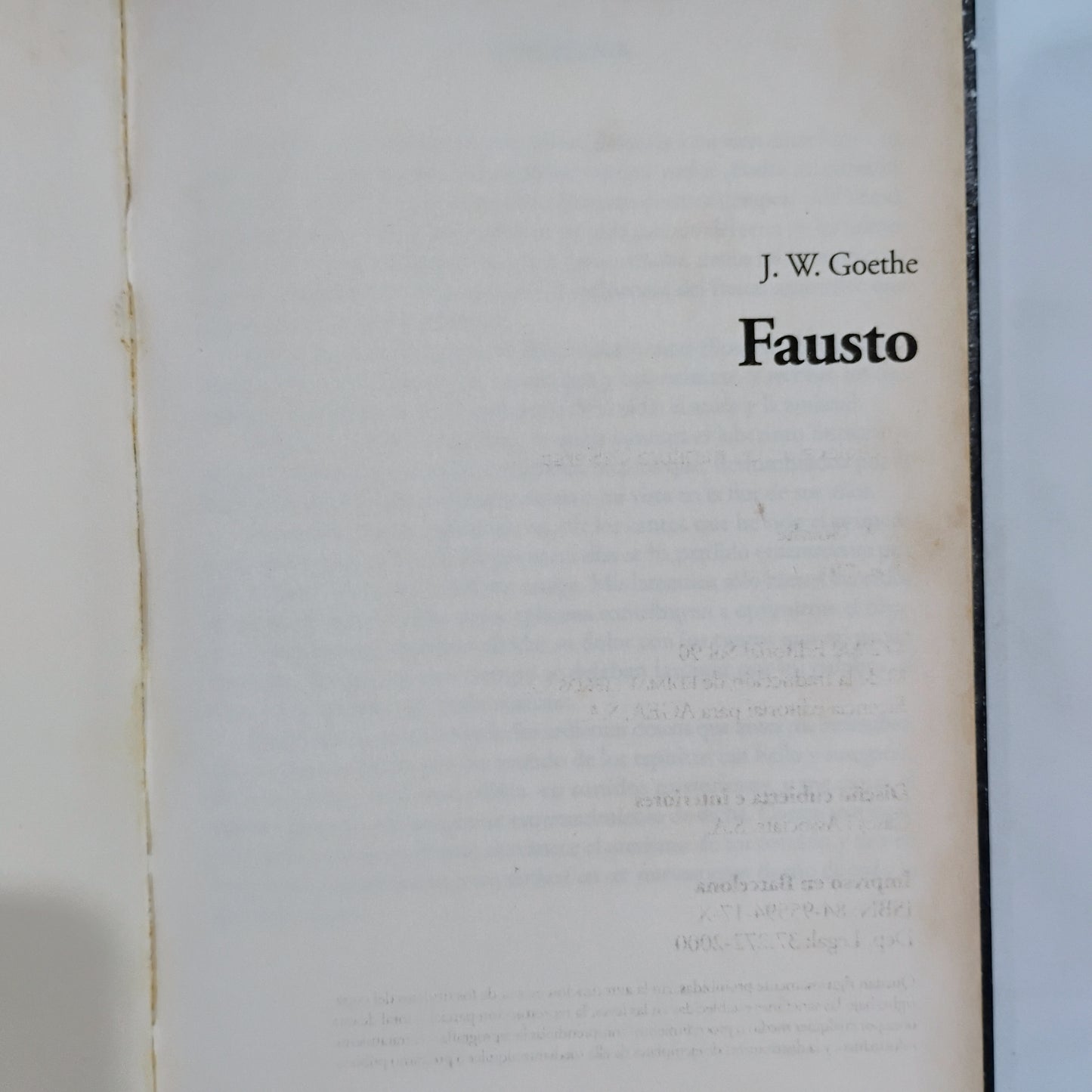 Fausto - Goethe
