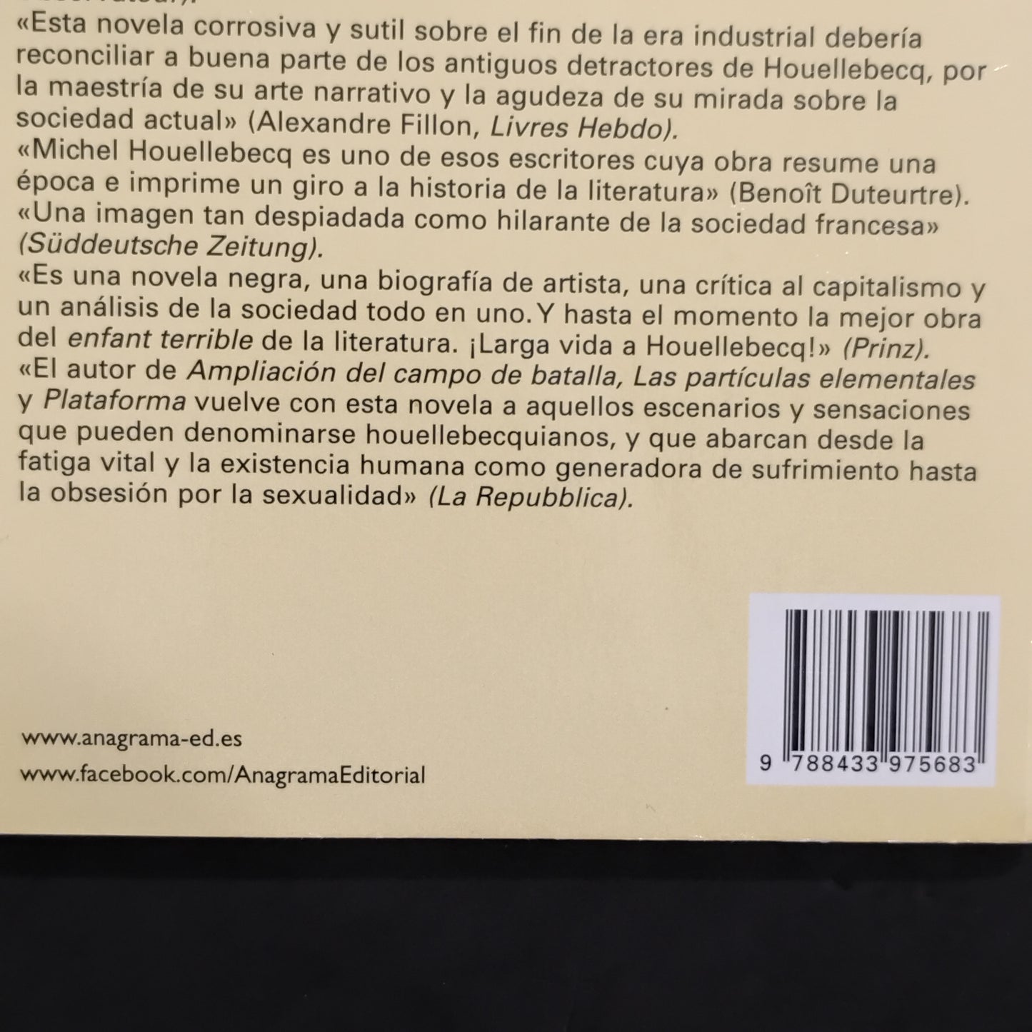 El mapa y el territorio - Michel Houellebecq