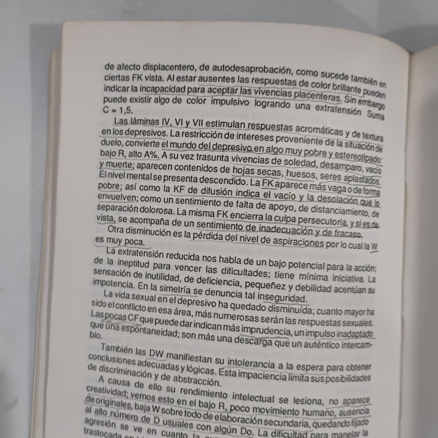 EL RORSCHACH y las ESTRUCTURAS NARCISISTAS - Cristina Weigle