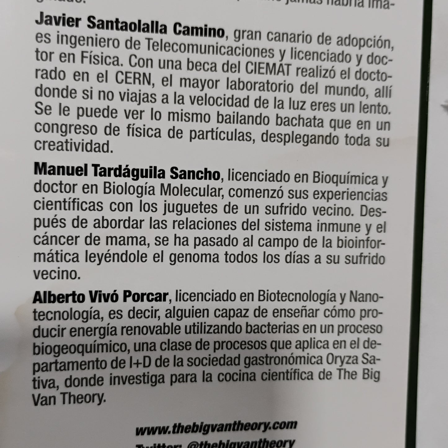 Científicos sobre ruedas. Monólogos para reírse de teoremas, bacterias y otras curiosidades - the BIG VAN THEORY (Javier Santaolalla et al)