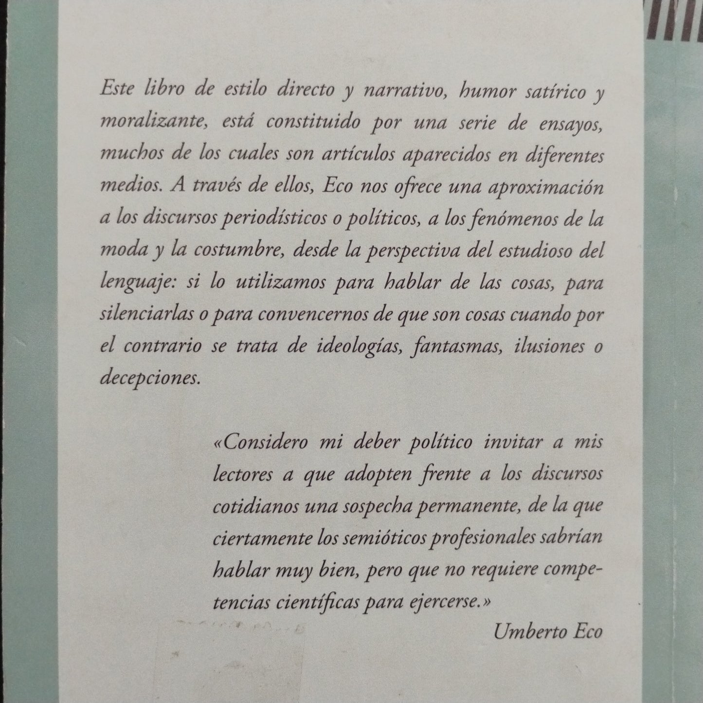 La estrategia de la ilusión - Umberto Eco