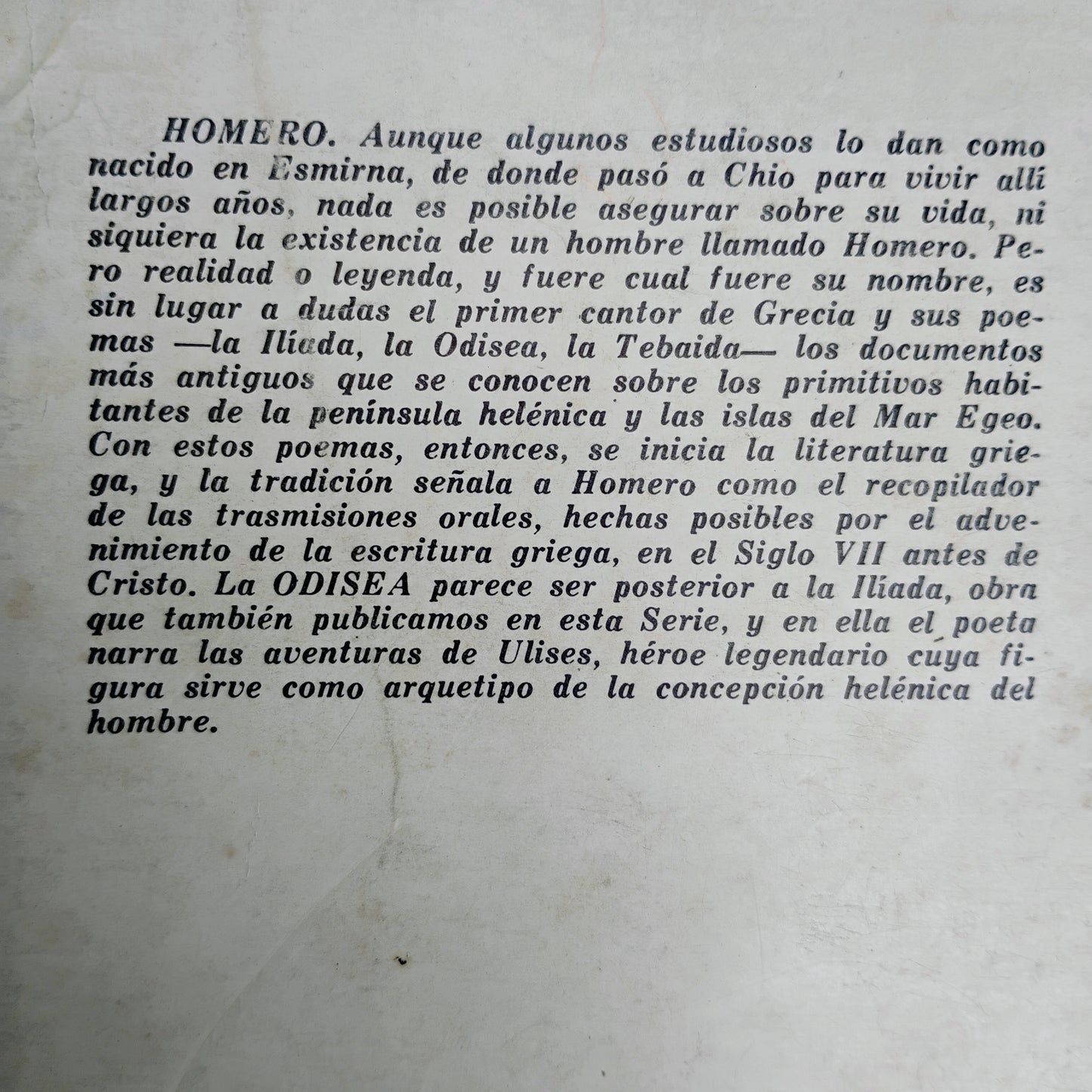 La Odisea - Homero