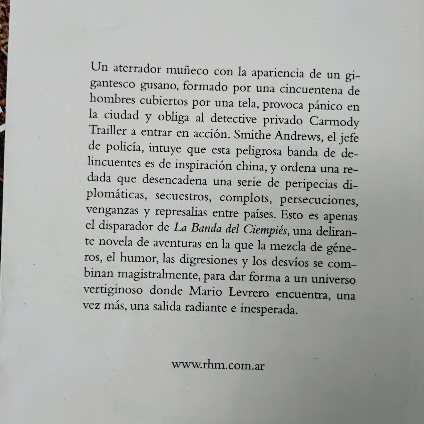 La banda del ciempiés - Mario Levrero