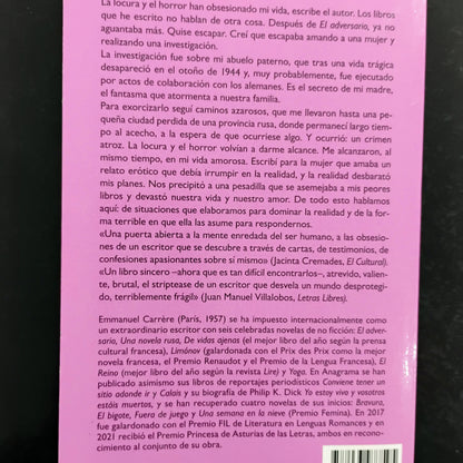 Una novela rusa - Emmanuel Carrére
