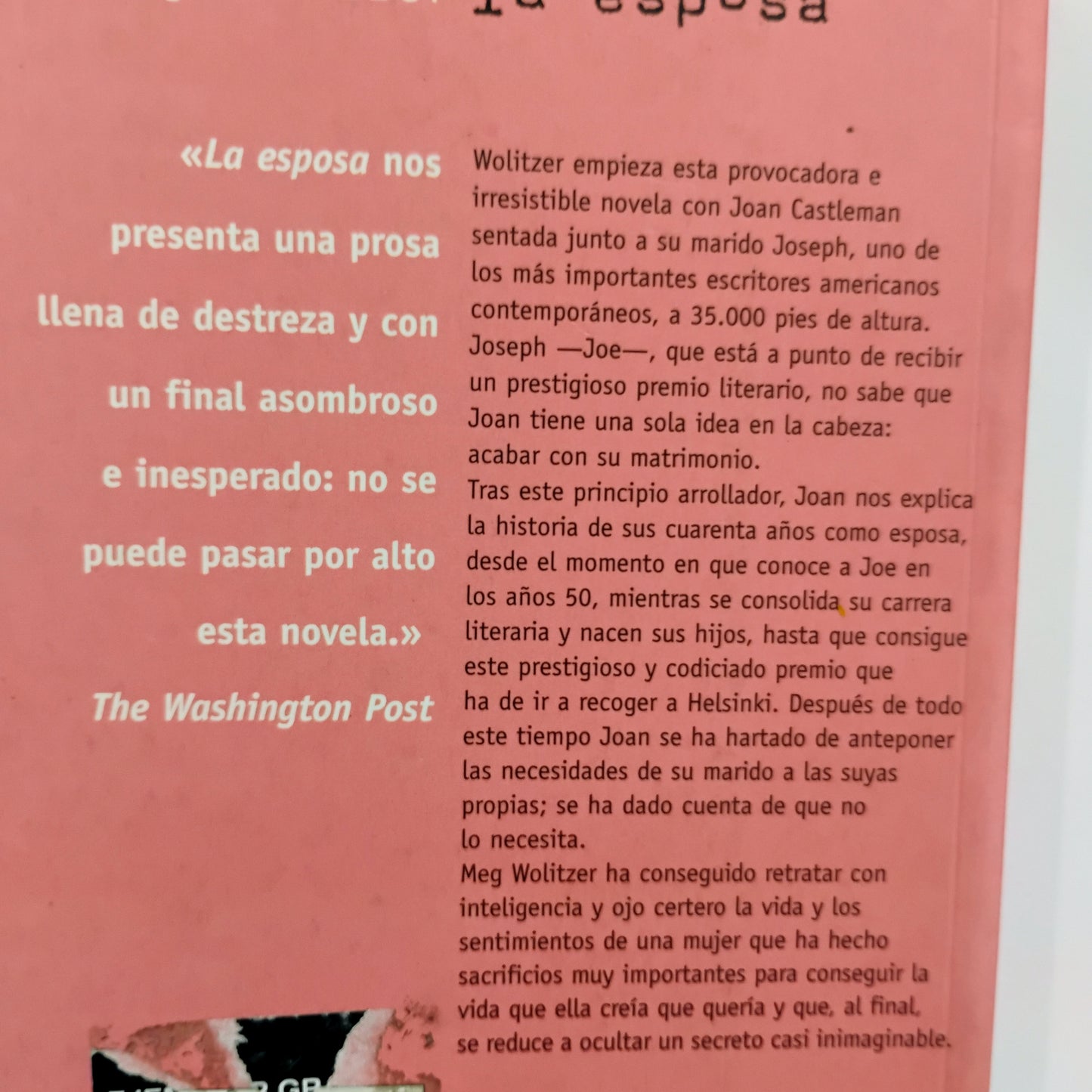 La esposa - Meg Wolitzer