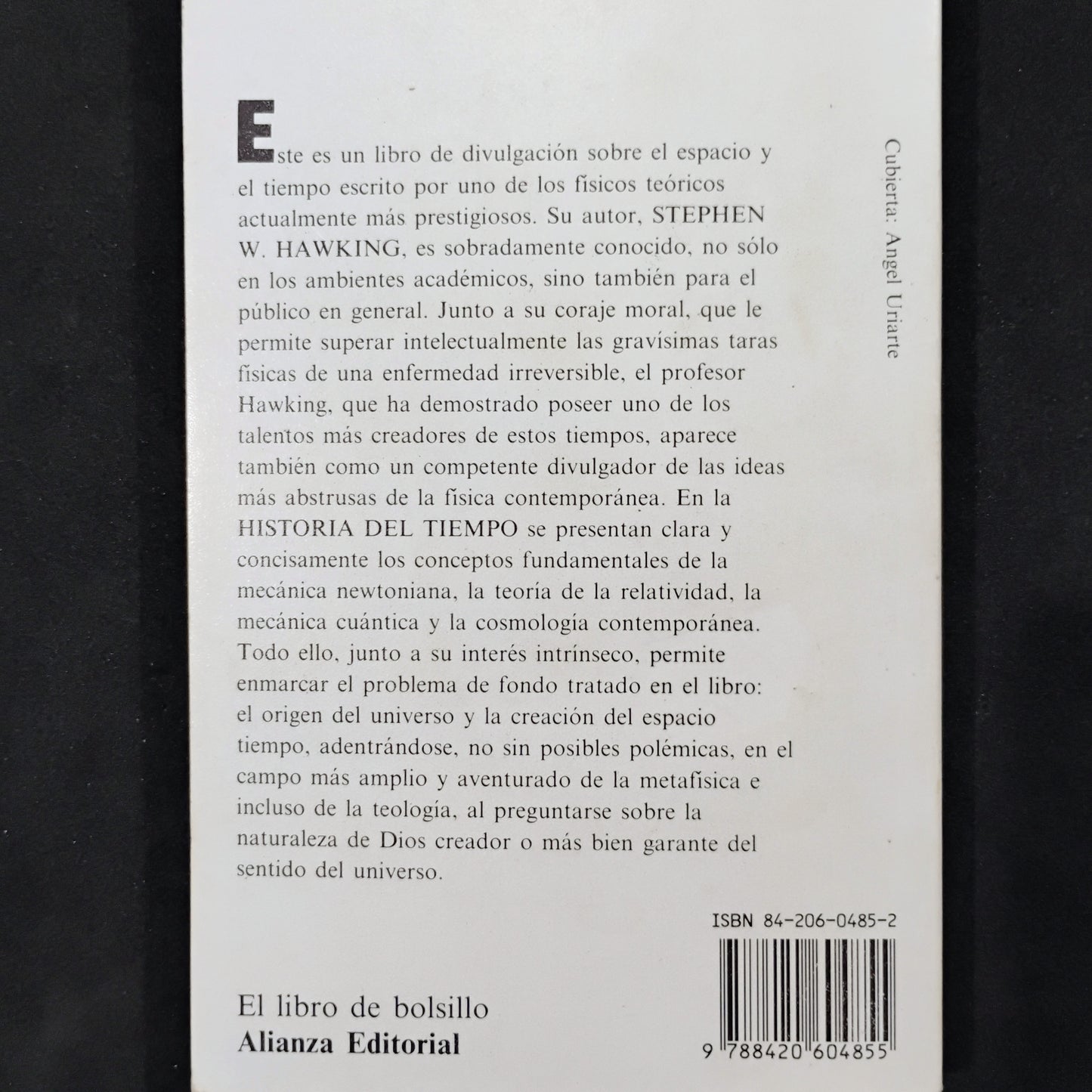 Historia del tiempo. Del Big Bang a los Agujeros Negros. - Stephen W. Hawking