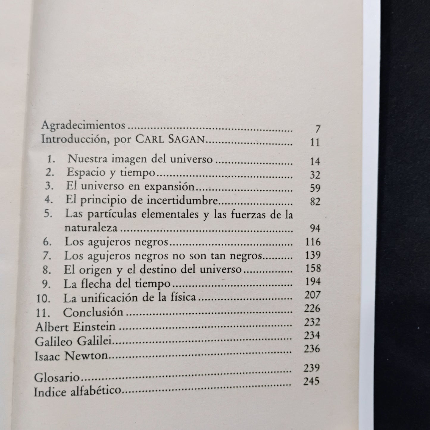 Historia del tiempo. Del Big Bang a los Agujeros Negros. - Stephen W. Hawking