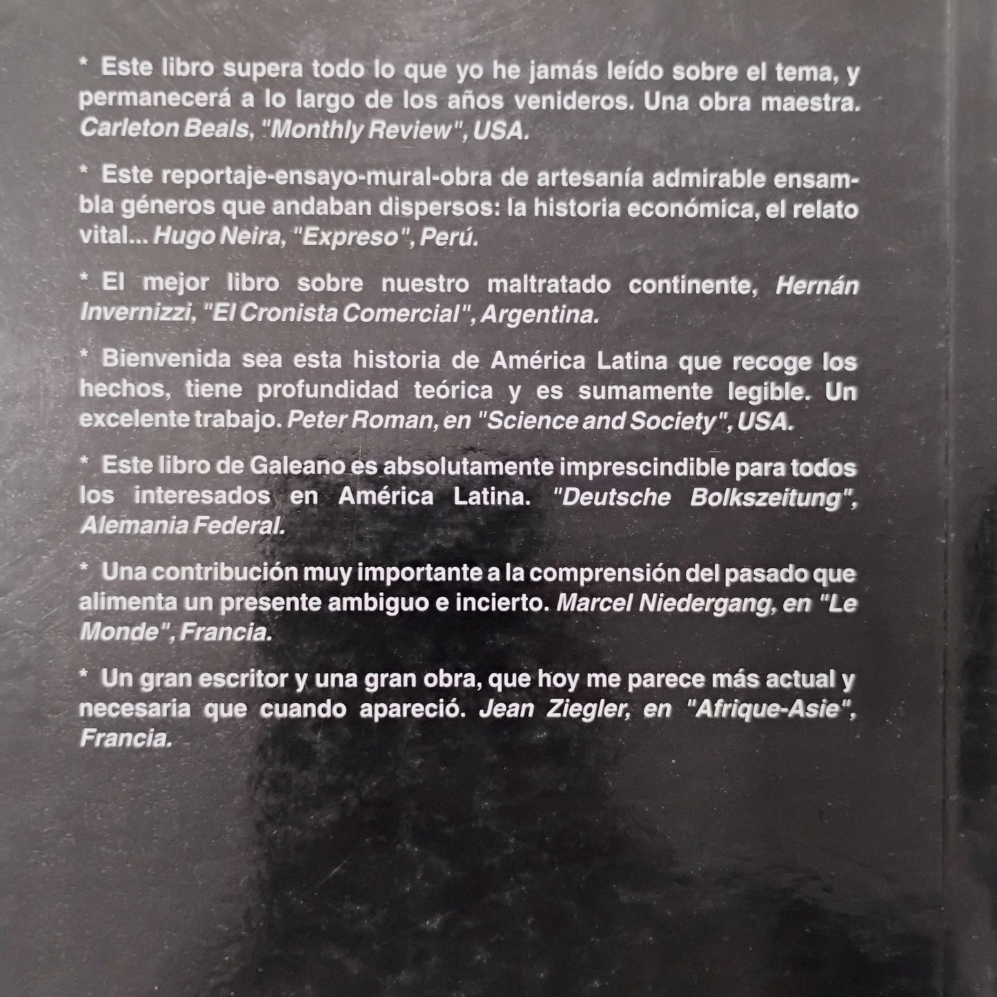 Las venas abiertas de América Latina - Eduardo Galeano